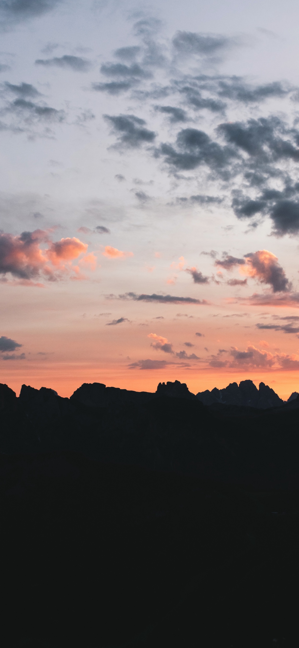 Sonnenuntergang, Cloud, Horizont, Afterglow, Abend. Wallpaper in 1242x2688 Resolution