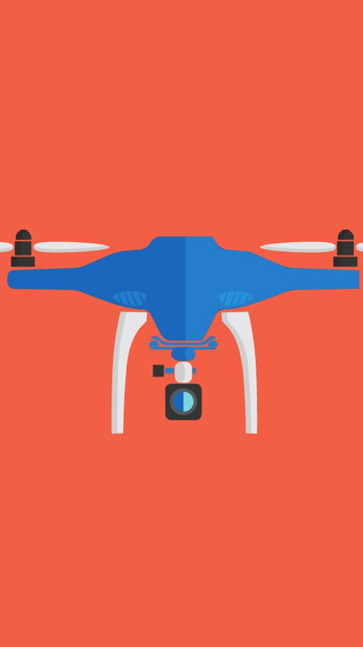 Blau-weißes Düsenflugzeug. Wallpaper in 720x1280 Resolution