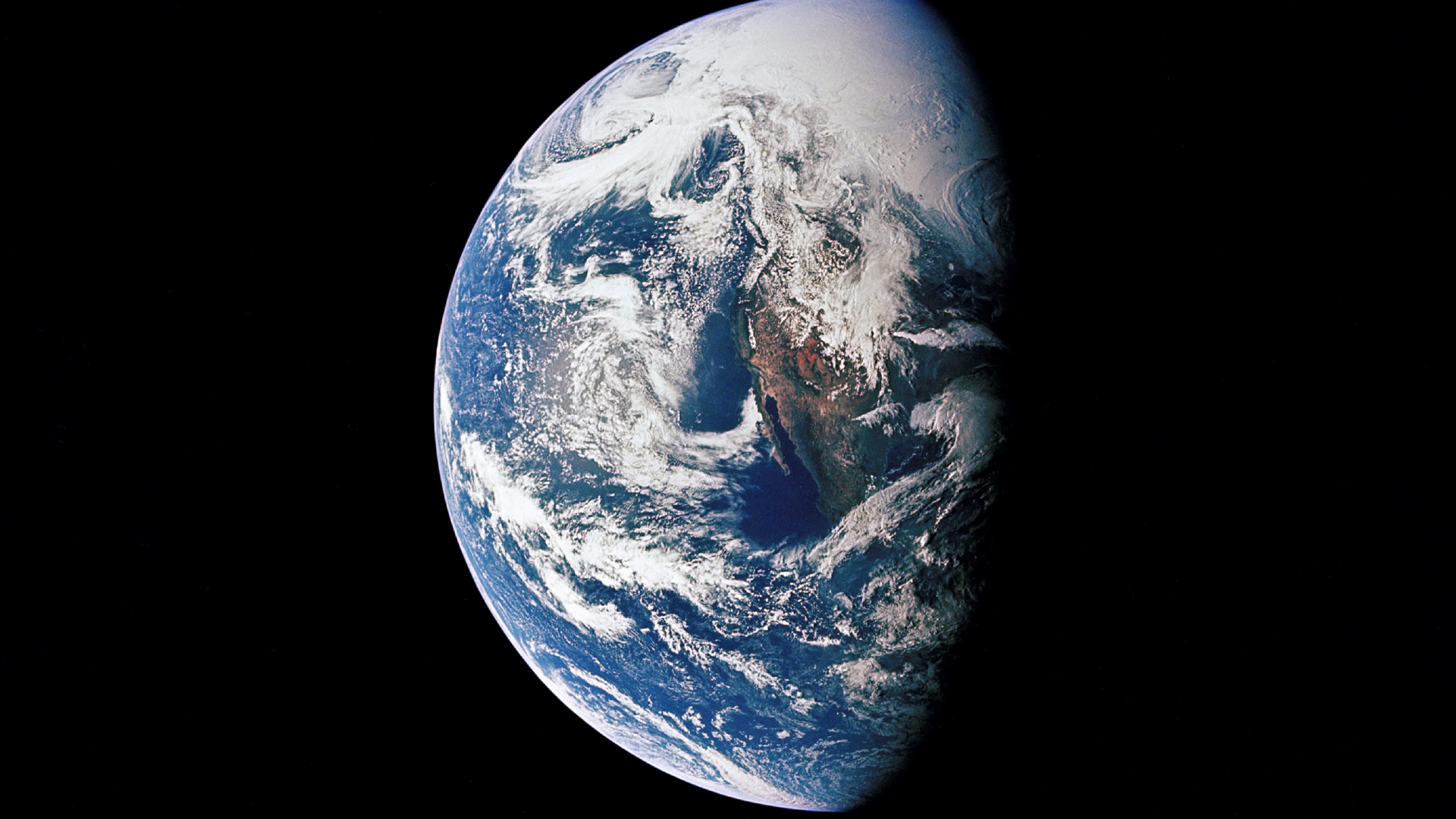 Blue and White Planet Earth. Wallpaper in 1920x1080 Resolution