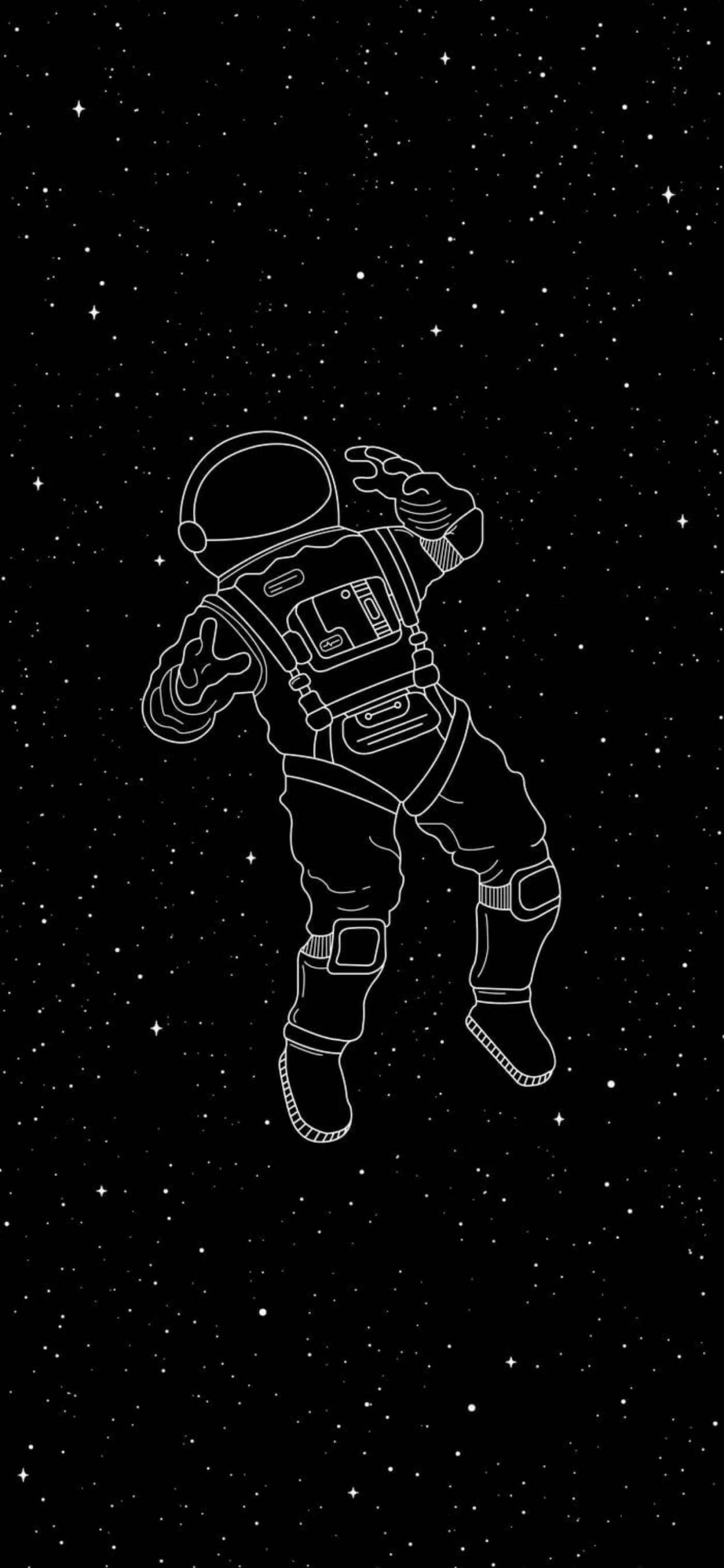 Astronaut, Aesthetics, Outer Space, Space, Space Suit. Wallpaper in 1242x2688 Resolution