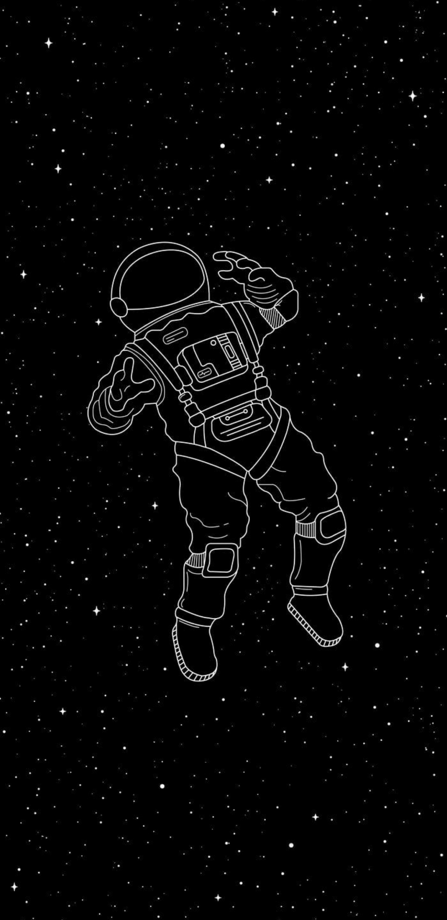 Astronauta, La Estética, el Espacio Exterior, Espacio, Traje Espacial. Wallpaper in 1440x2960 Resolution