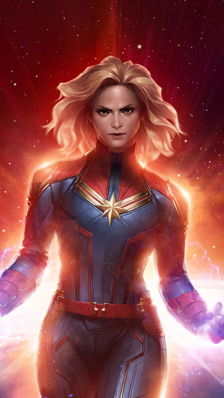 Marvel Avenir De Combat, Captain Marvel, Korath le Poursuivant, Marvel, Espace. Wallpaper in 720x1280 Resolution