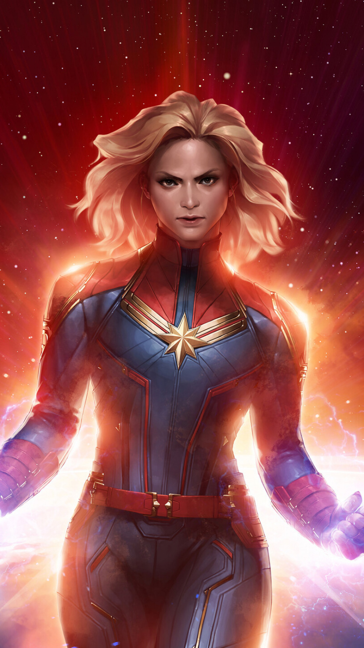 Marvel Avenir De Combat, Captain Marvel, Korath le Poursuivant, Marvel, Espace. Wallpaper in 750x1334 Resolution