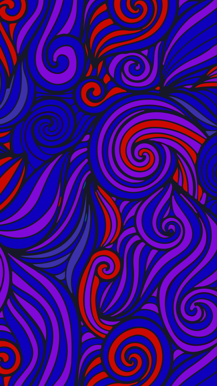 la Pureté de la Couleur, Blue, Purple, Azure, Textile. Wallpaper in 750x1334 Resolution