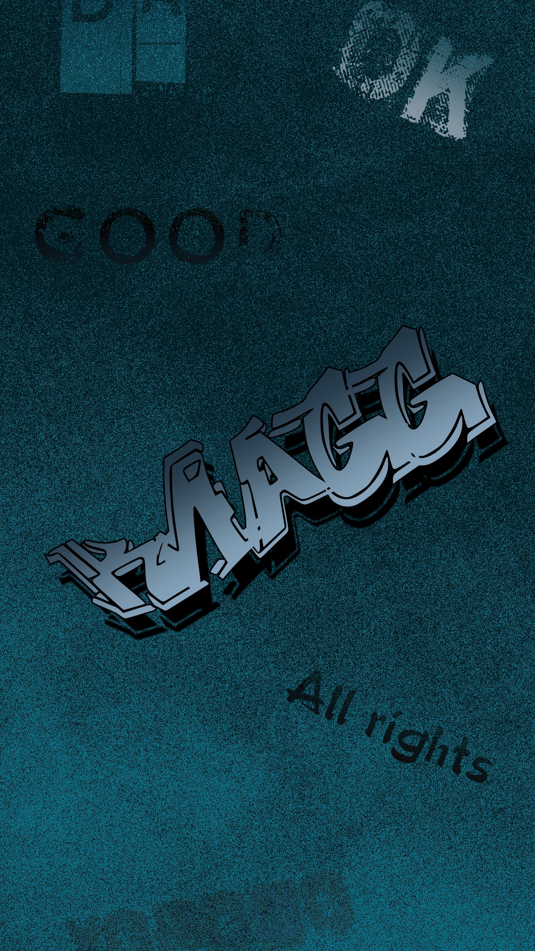 Ambiente, Logotipo, Manga, Gris, Aqua. Wallpaper in 1080x1920 Resolution