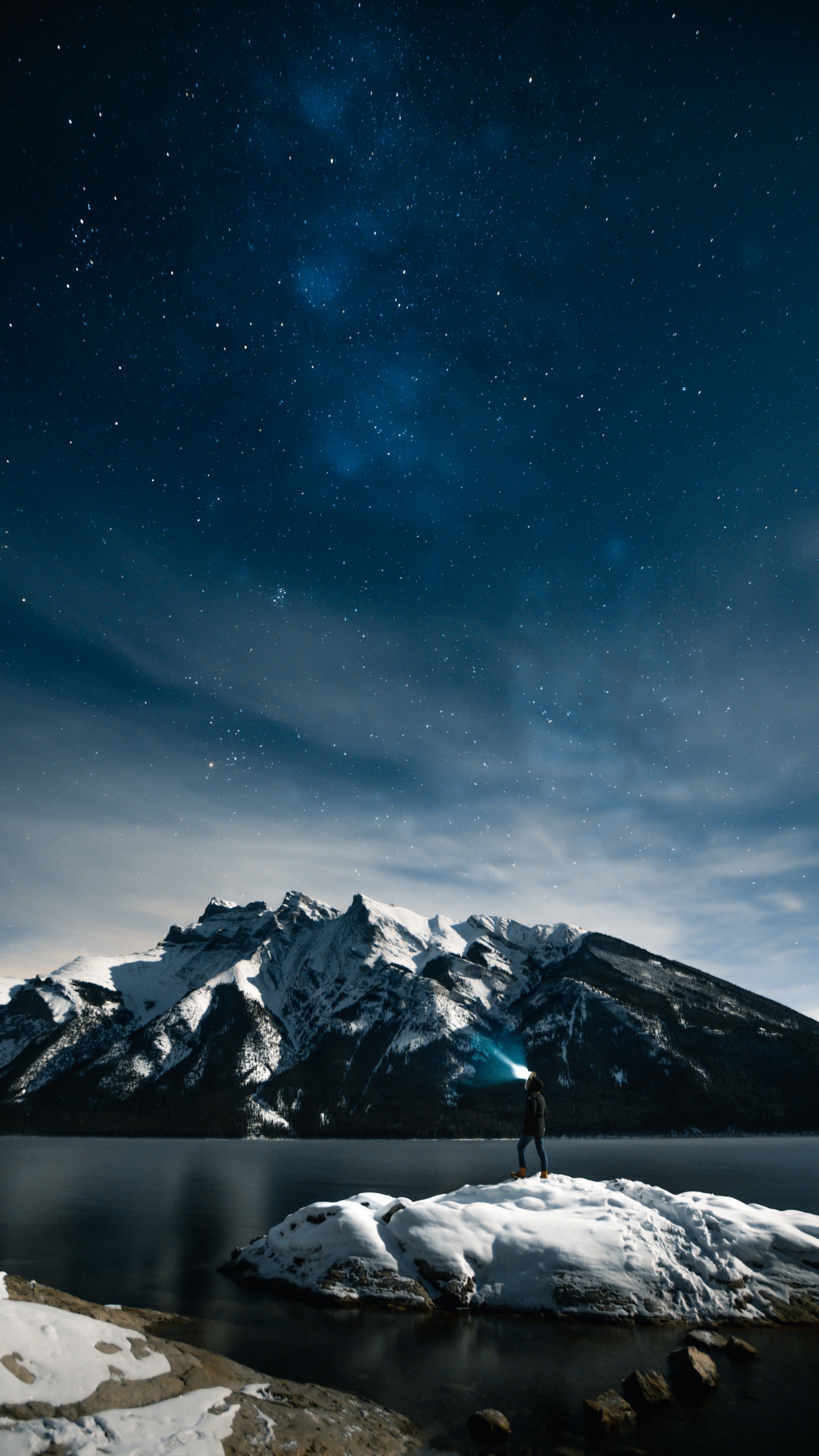 Nature, Mountain, Mountainous Landforms, Atmosphere, Mountain Range. Wallpaper in 1440x2560 Resolution