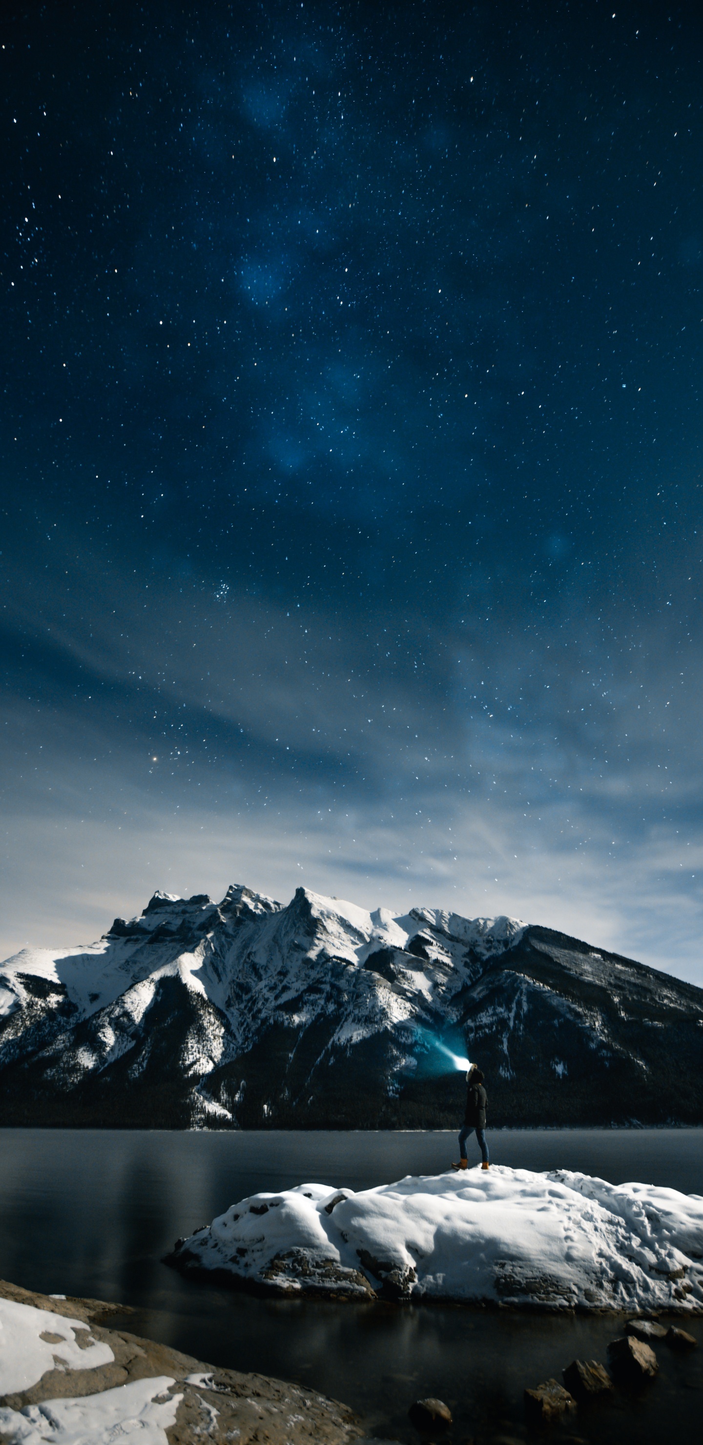 Nature, Mountain, Mountainous Landforms, Atmosphere, Mountain Range. Wallpaper in 1440x2960 Resolution