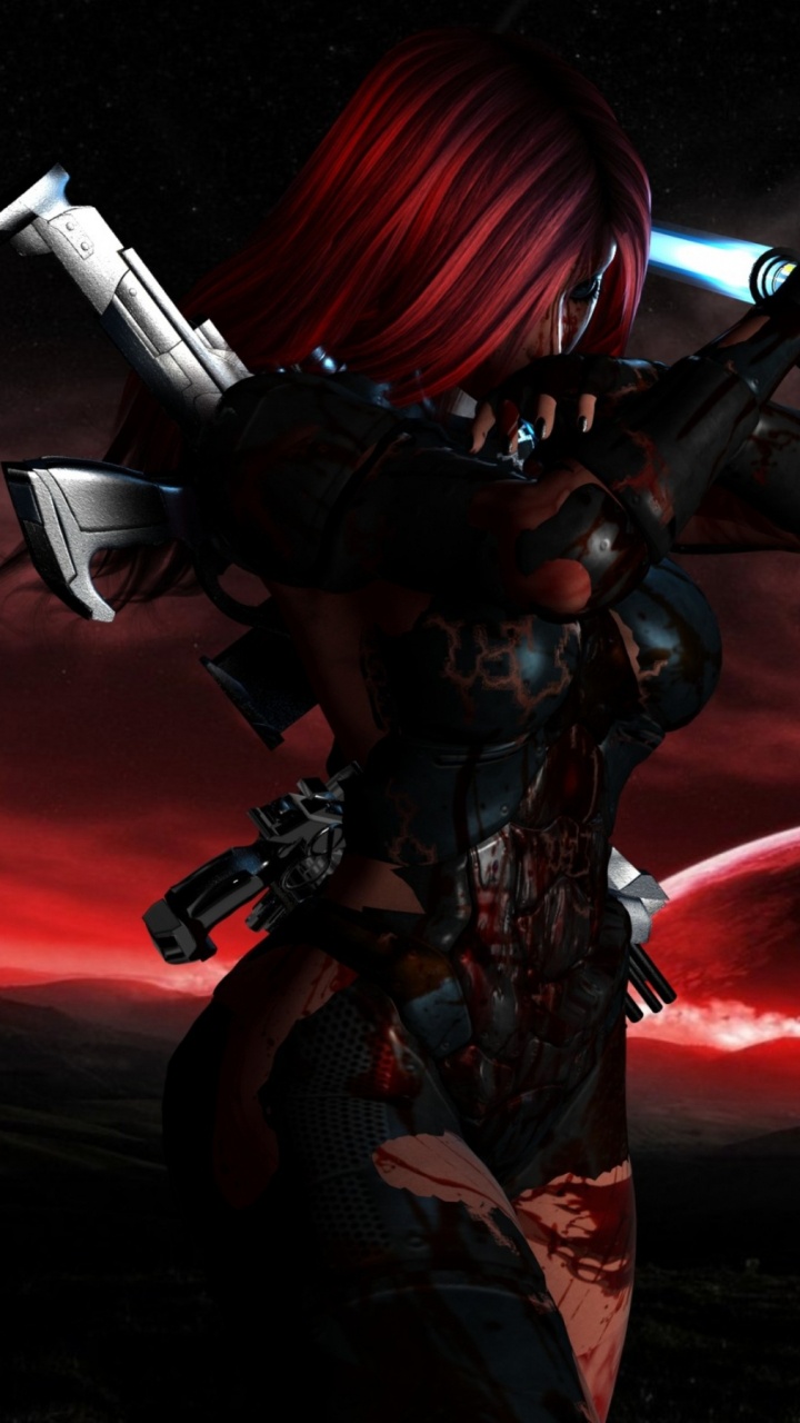 Darkness, Event, Art, Carmine, Action Adventure Game. Wallpaper in 720x1280 Resolution