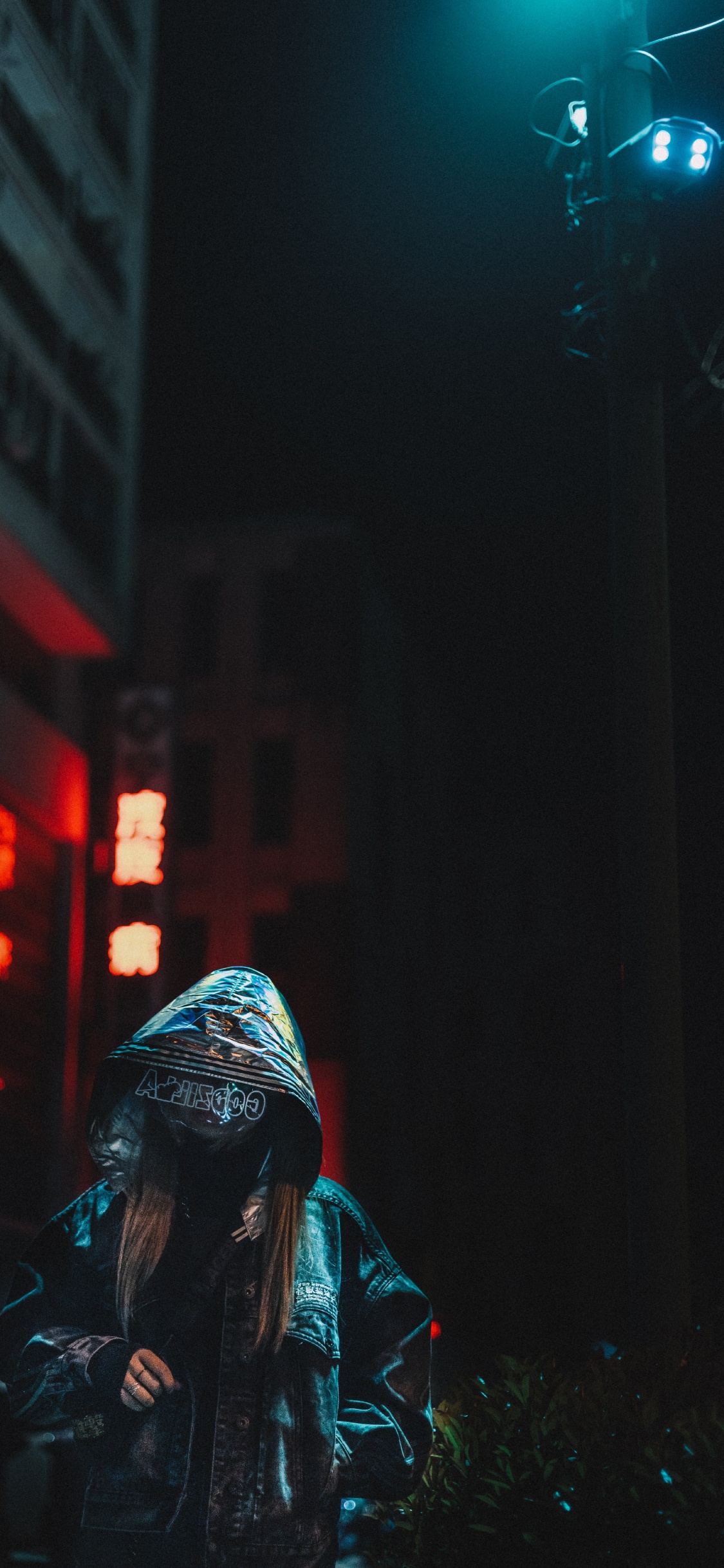 Noche Con Capucha, Asustado de Estar Solo, Deezer, Morado, Iluminación Automotriz. Wallpaper in 1125x2436 Resolution