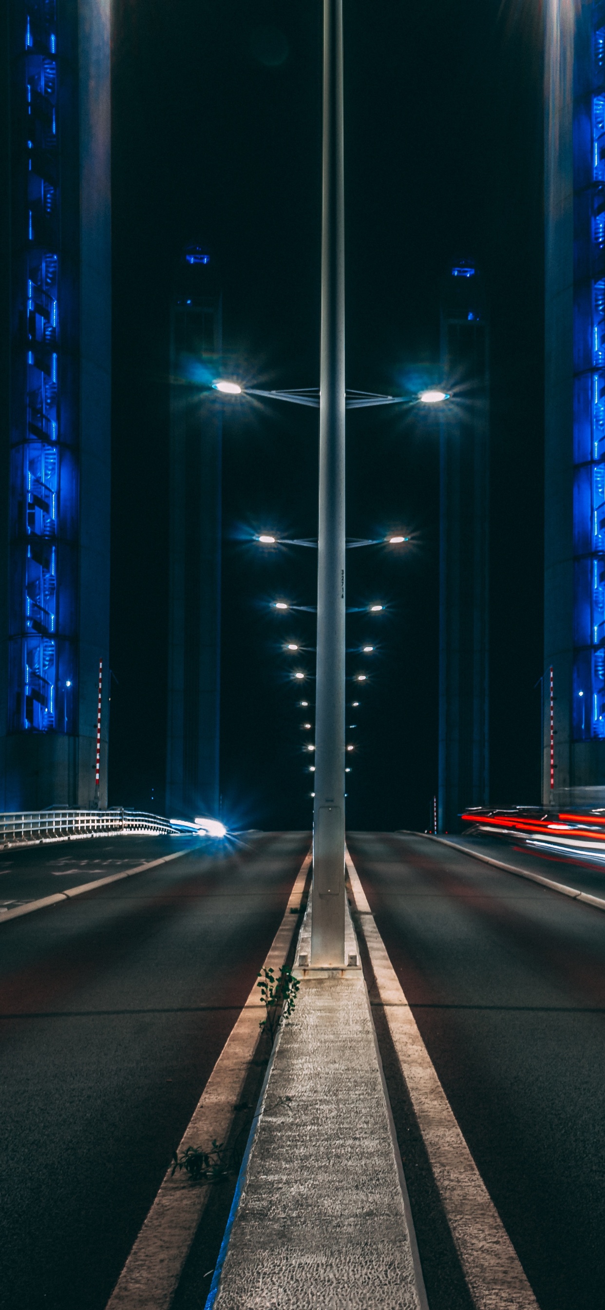 Time Lapse Photography of Cars on Road During Night Time. Wallpaper in 1242x2688 Resolution