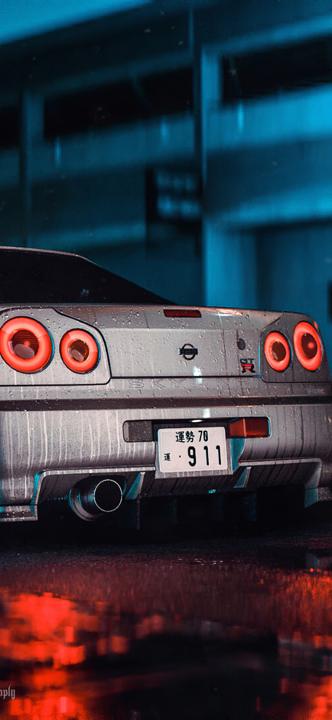 Cars, Car, Nissan Skyline R34, Nissan Skyline gt r, Nissan gt r. Wallpaper in 1125x2436 Resolution