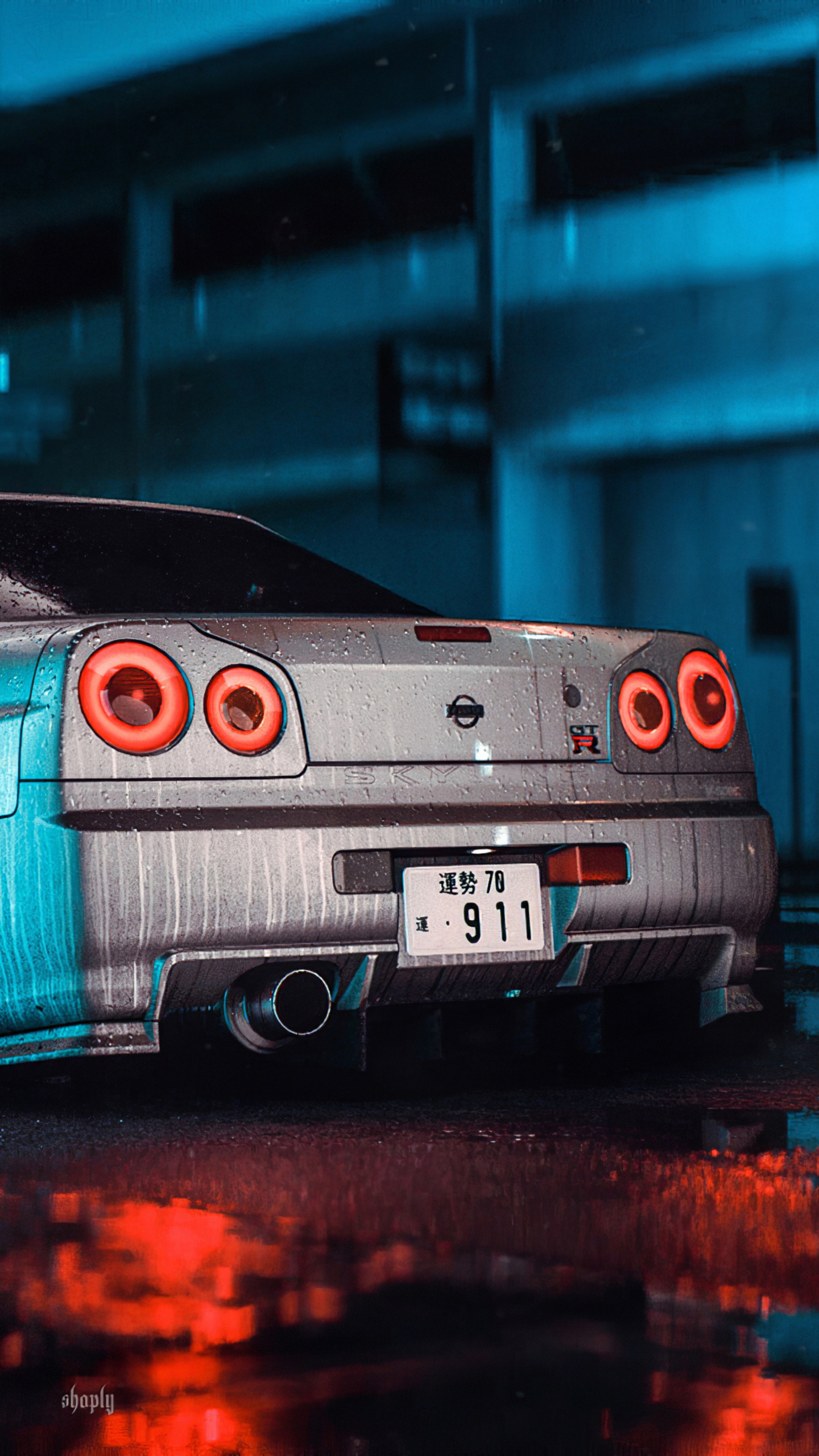 Voiture, Nissan Skyline R34, Nissan Skyline Gt-r, Nissan Gt-r, Nissan. Wallpaper in 1440x2560 Resolution
