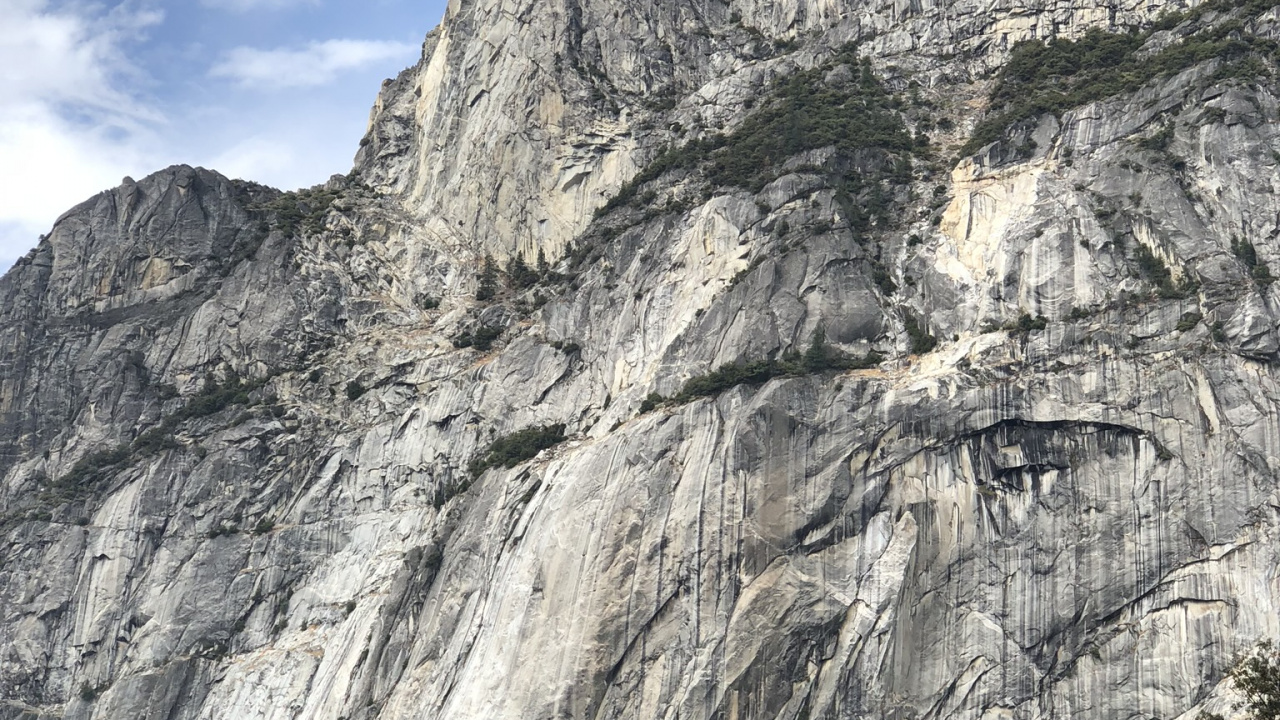 Yosemite National Park, Smartphone, Bergigen Landschaftsformen, Aufschluss, Naturlandschaft. Wallpaper in 1280x720 Resolution