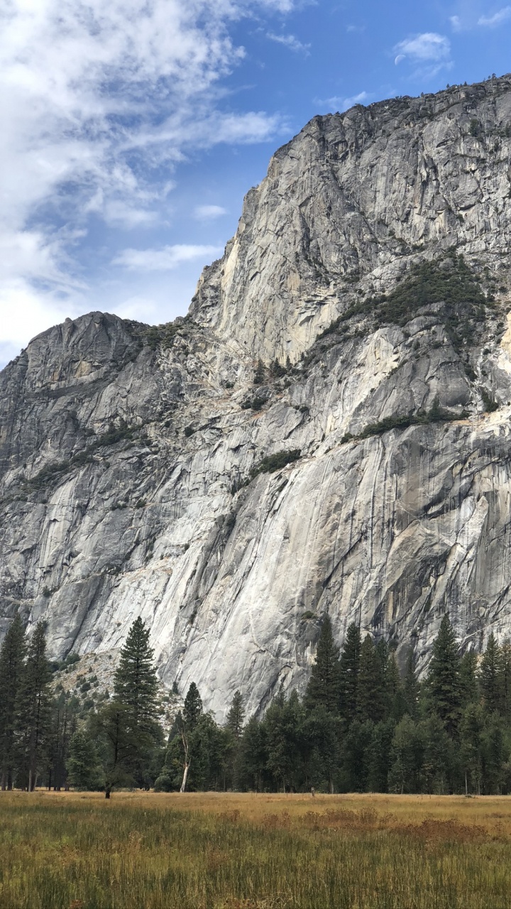 Yosemite National Park, Smartphone, Mountainous Landforms, Outcrop, Natural Landscape. Wallpaper in 720x1280 Resolution