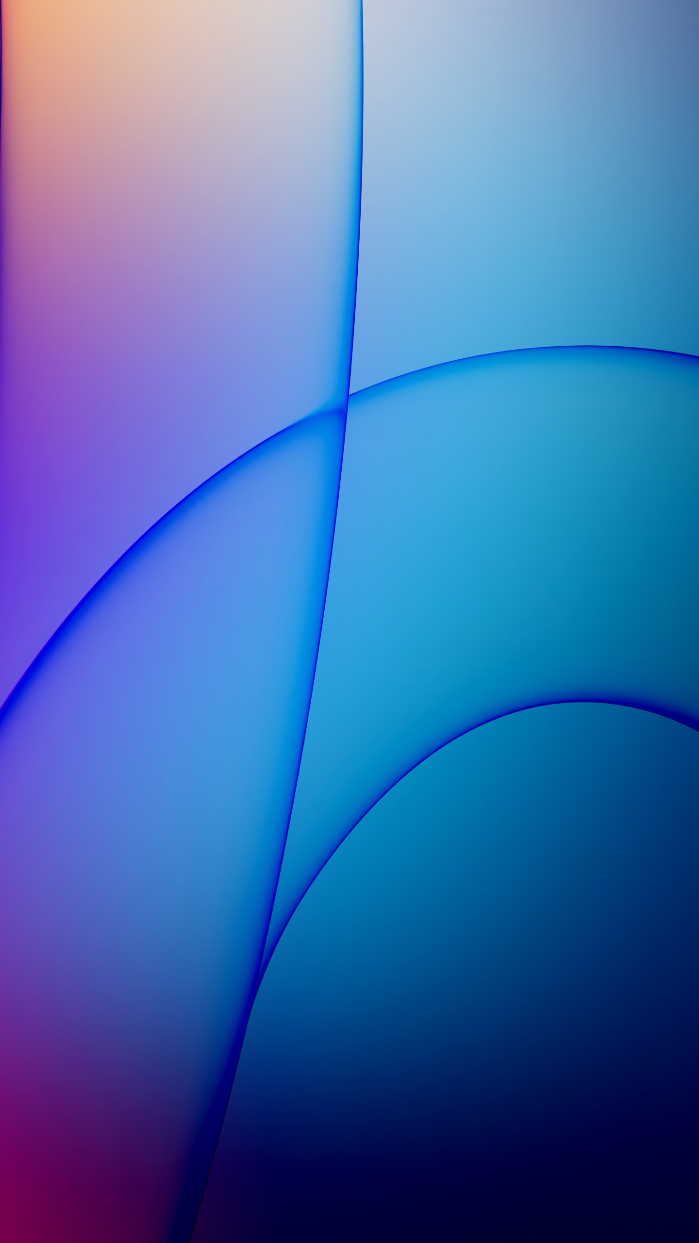 Light, Blue, Triangle, Tints and Shades, Symmetry. Wallpaper in 1440x2560 Resolution