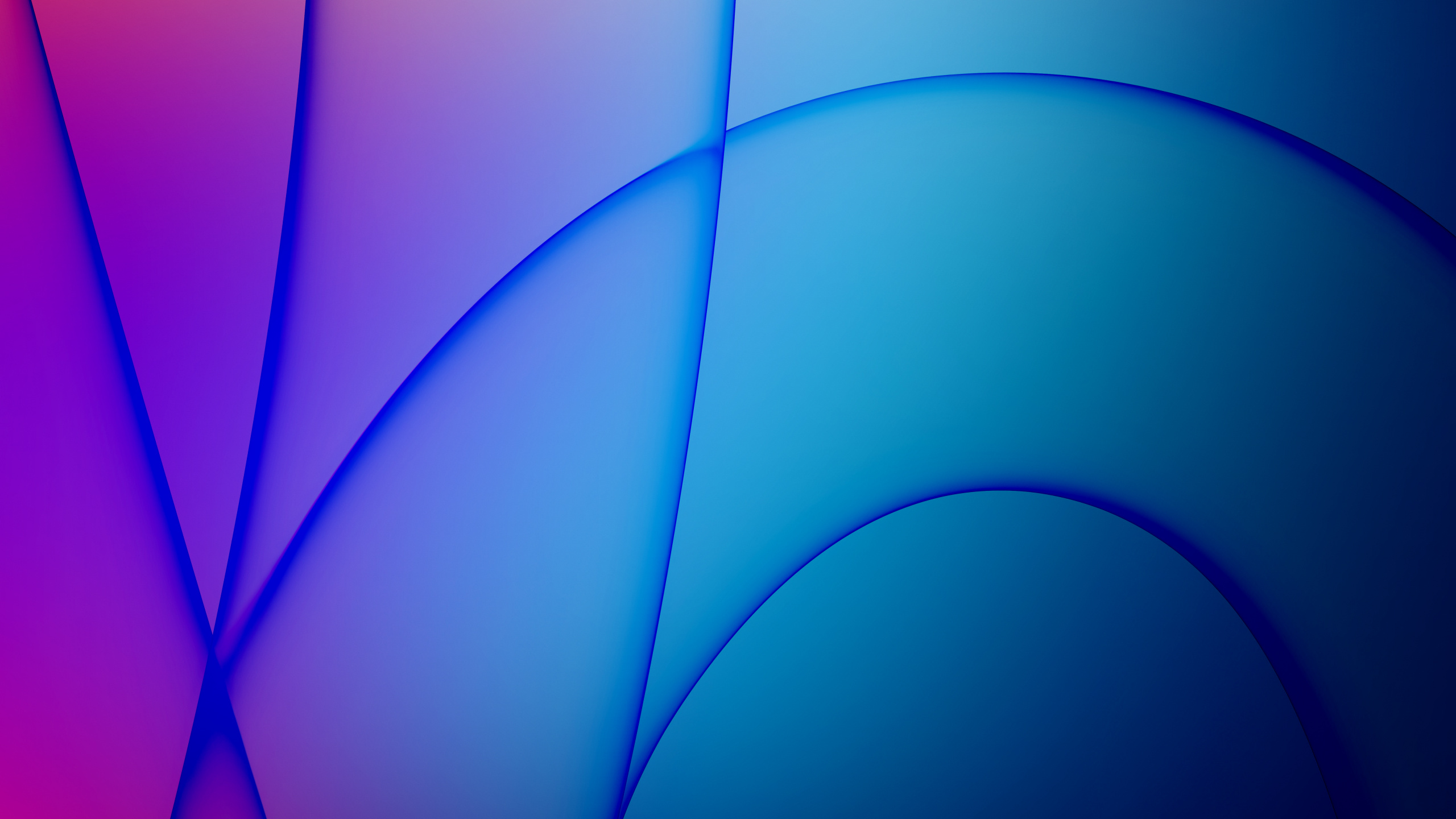 Light, Blue, Triangle, Tints and Shades, Symmetry. Wallpaper in 2560x1440 Resolution