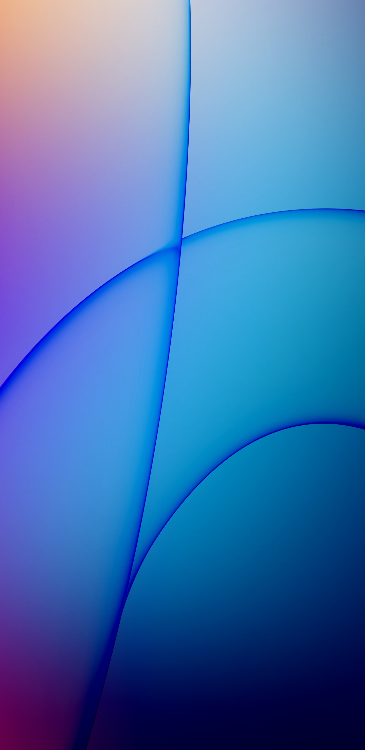 Lumière, Blue, Triangle, de Teintes et de Nuances, Symétrie. Wallpaper in 1440x2960 Resolution