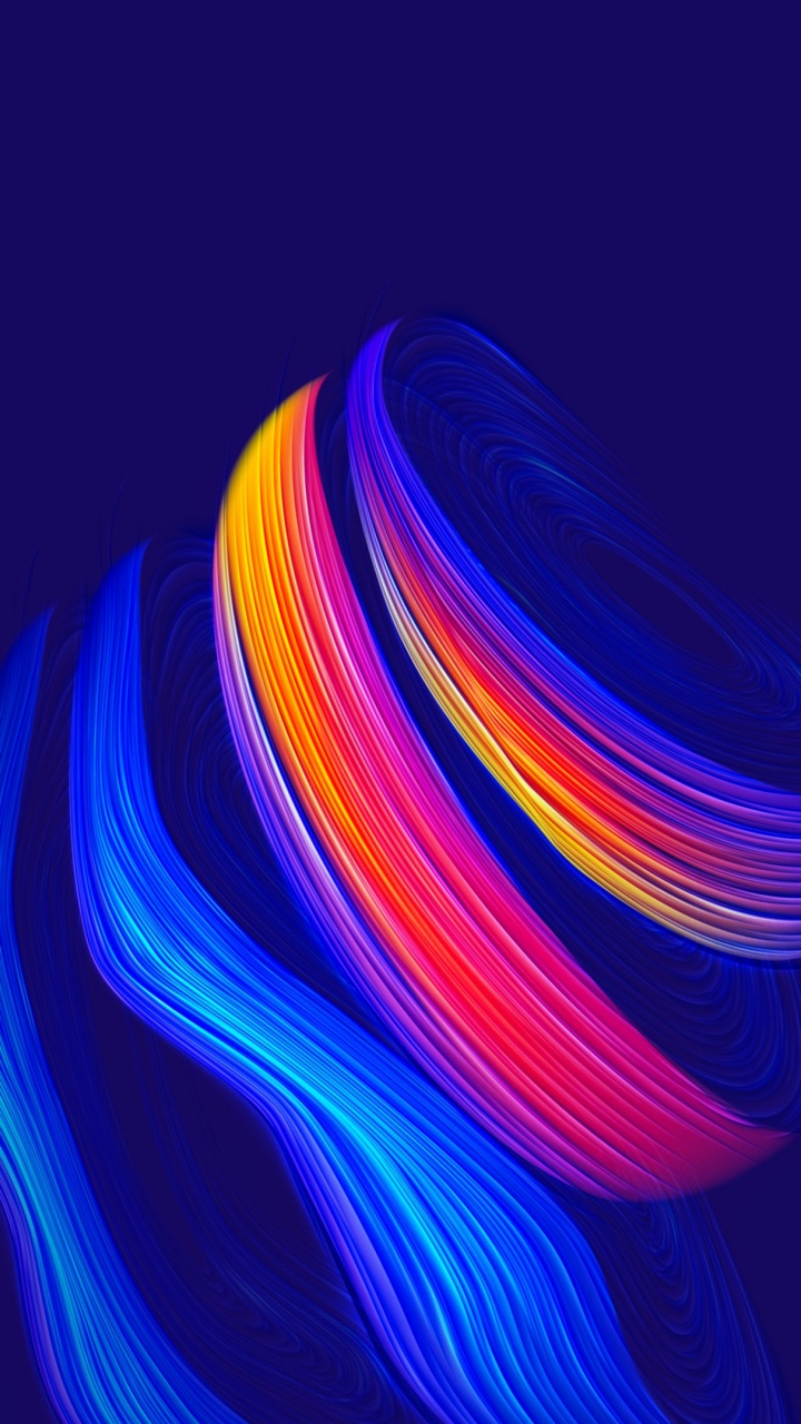 Luz, Abstracción, Azure, Morado, El Efecto Visual de la Iluminación. Wallpaper in 720x1280 Resolution