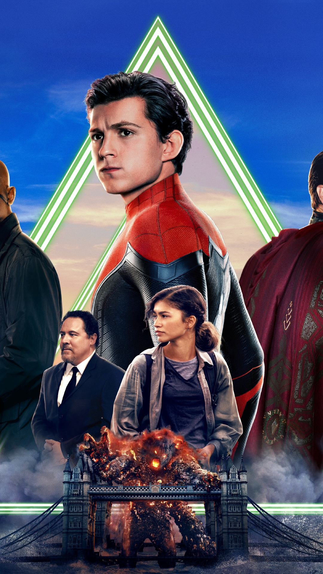 Homme en Blouson de Cuir Noir Debout Devant le Feu. Wallpaper in 1080x1920 Resolution