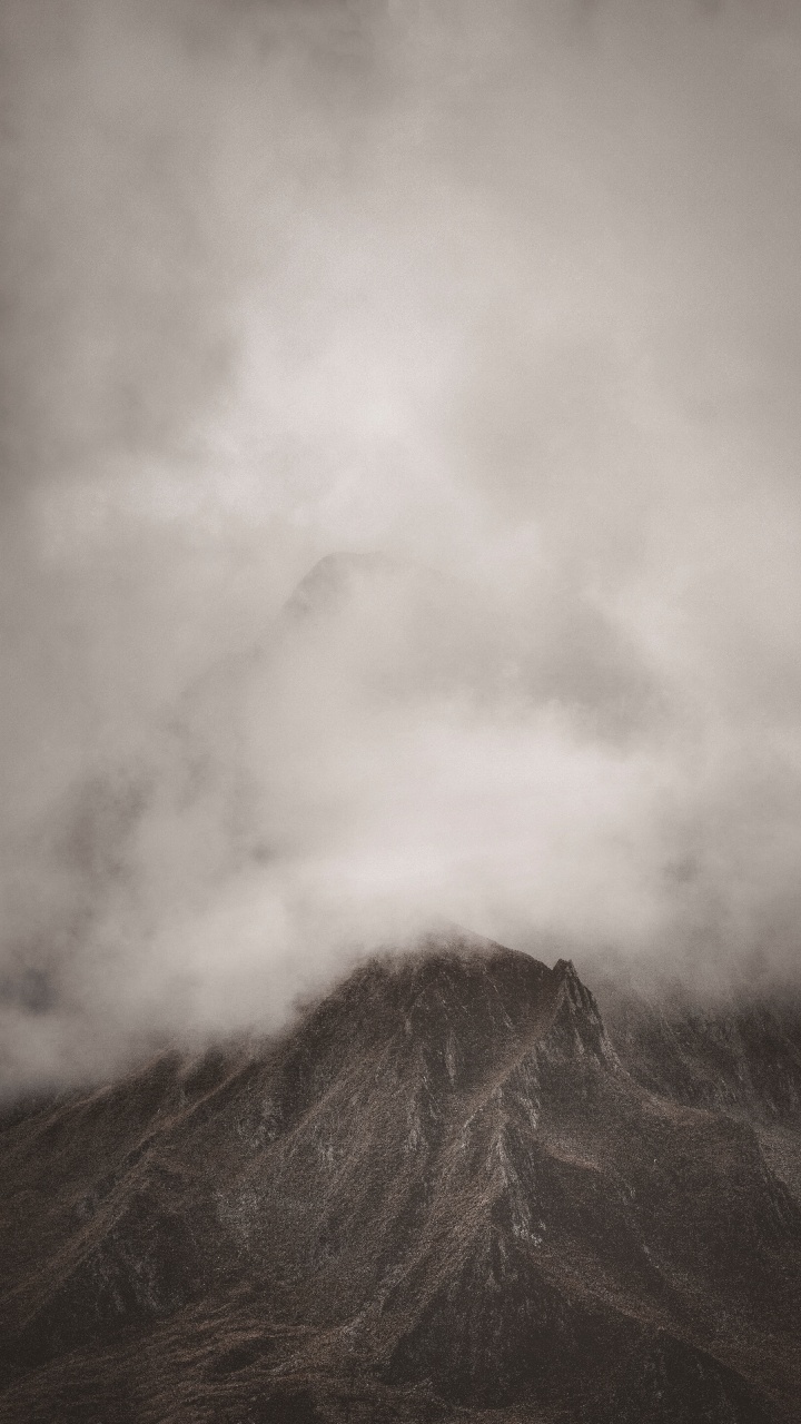 Bergkette, Cloud, Atmosphäre, Hill, Hochland. Wallpaper in 720x1280 Resolution