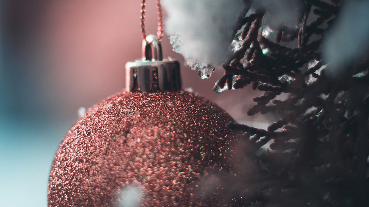 Christmas, Ios, Christmas Ornament, Branch, Plant. Wallpaper in 1280x720 Resolution