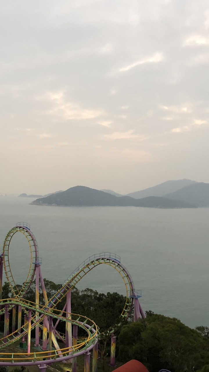 Tourist Attraction, Tourism, Roller Coaster, Leisure, Amusement Ride. Wallpaper in 720x1280 Resolution