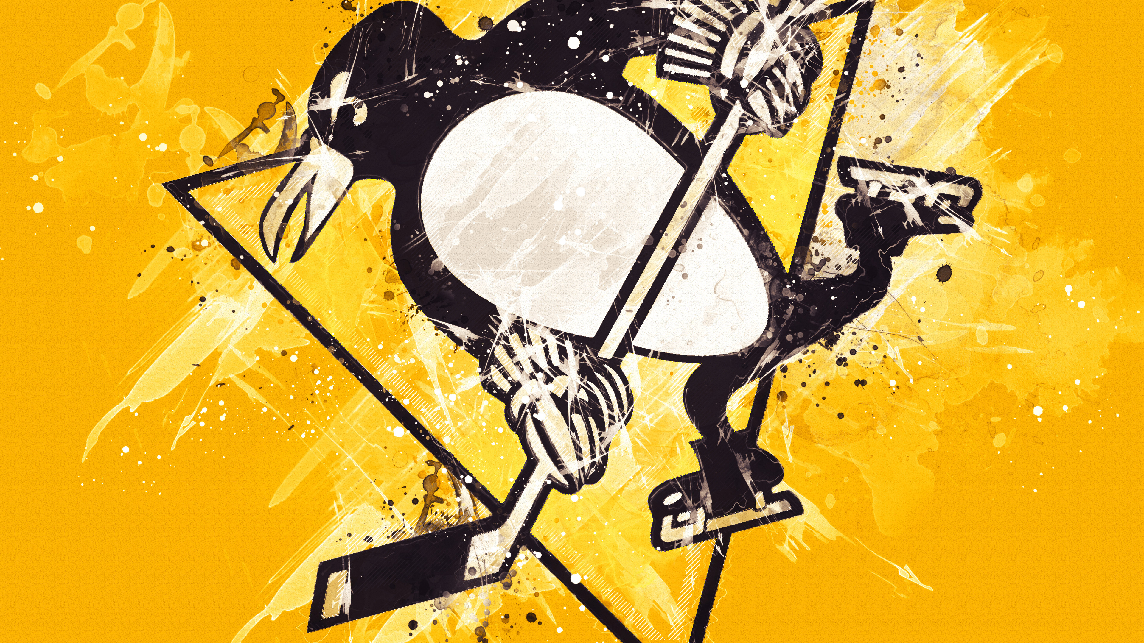 Pintura Abstracta en Blanco y Negro. Wallpaper in 3840x2160 Resolution