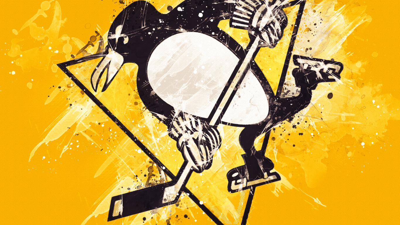 Black and White Abstract Painting. Wallpaper in 1366x768 Resolution