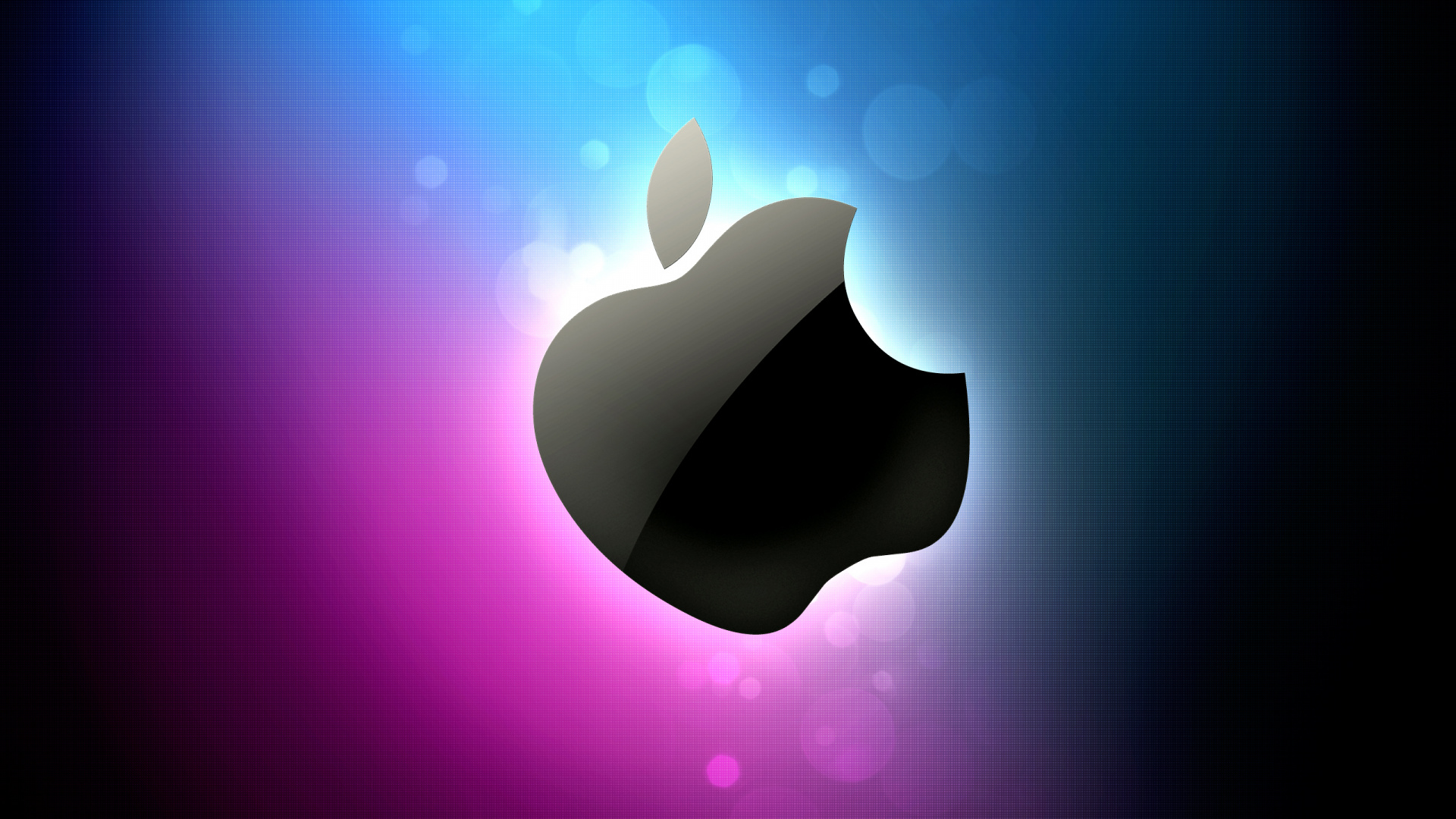 Apple, Neon. Wallpaper in 1920x1080 Resolution