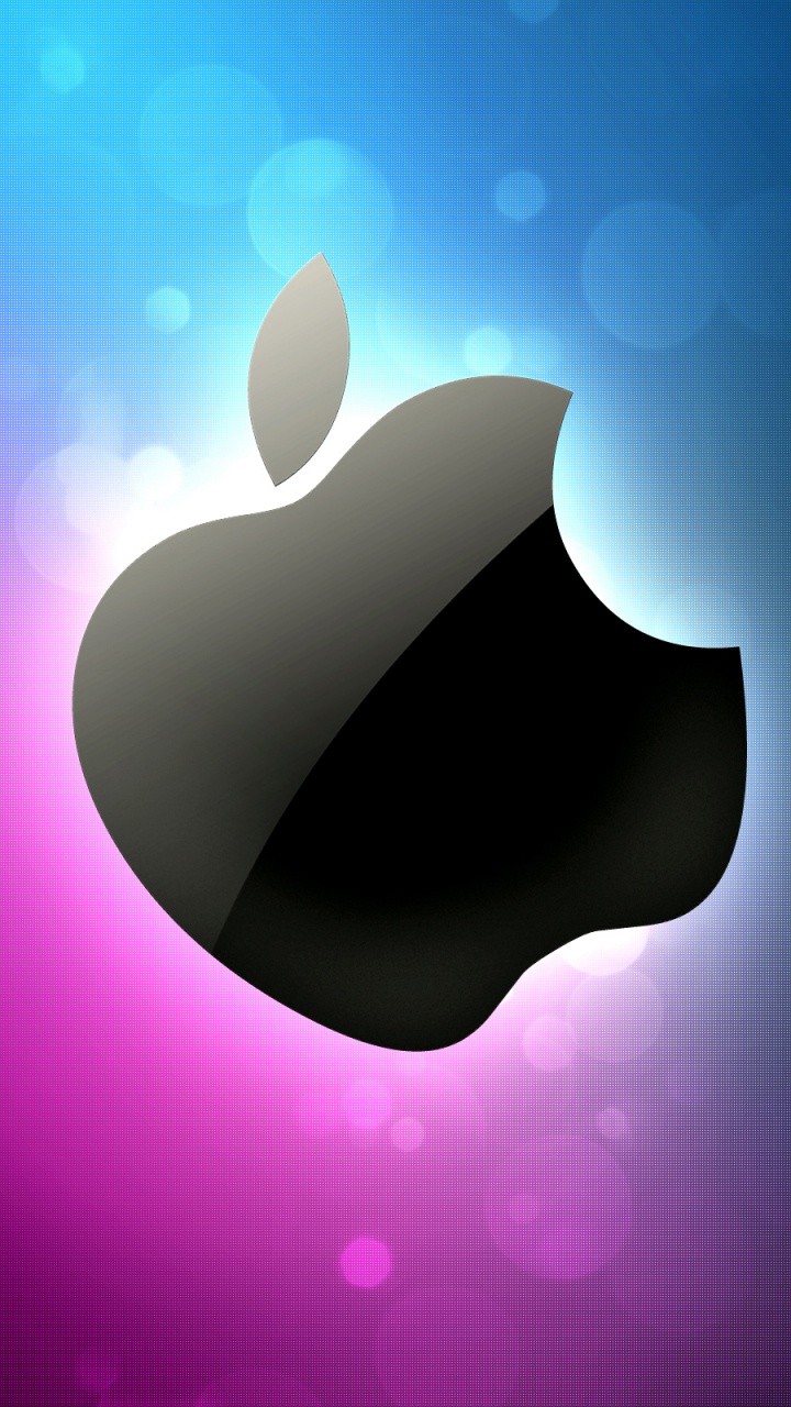 Apple, Neon. Wallpaper in 720x1280 Resolution