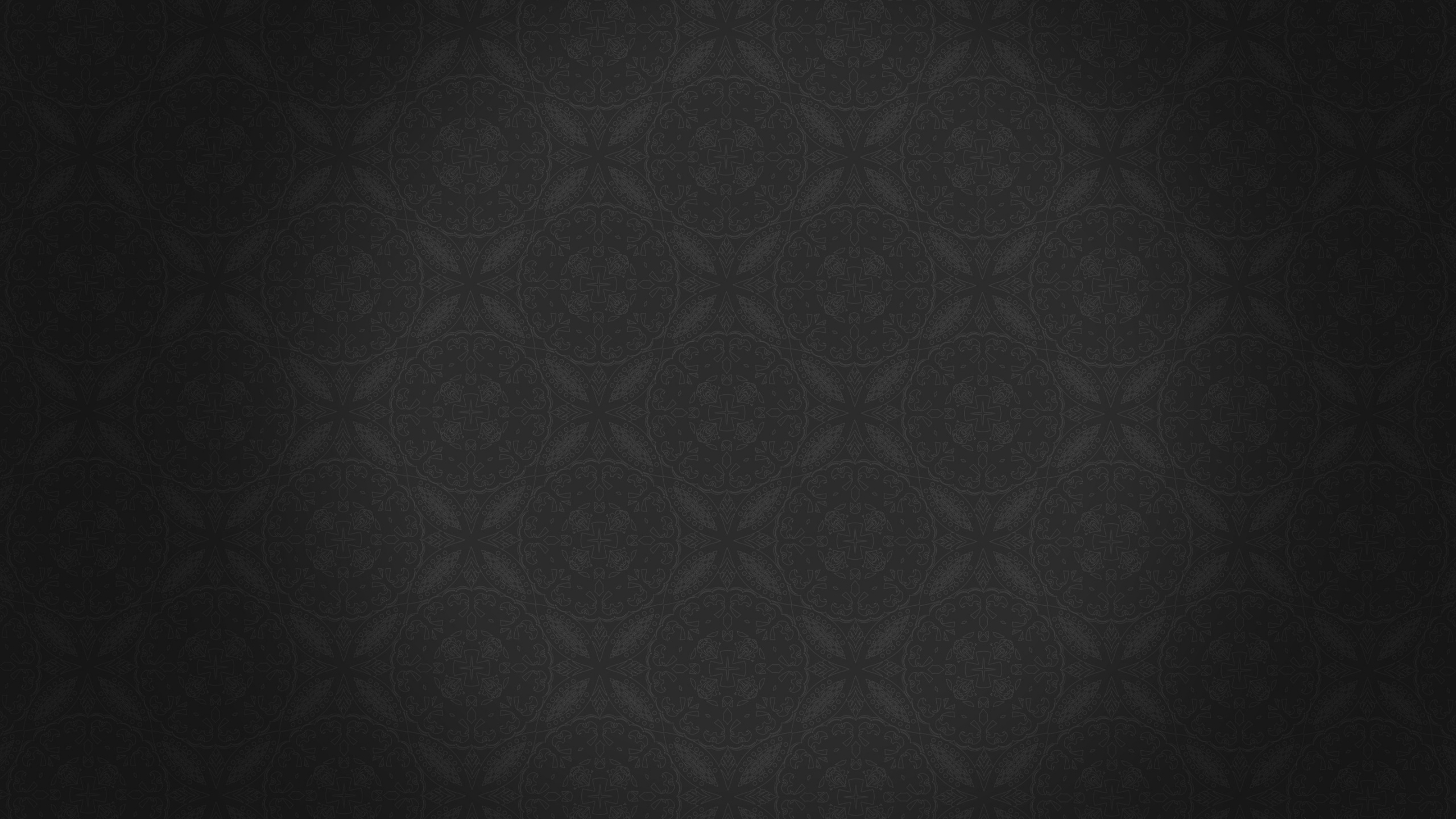 Textil Floral Negro y Gris. Wallpaper in 2560x1440 Resolution