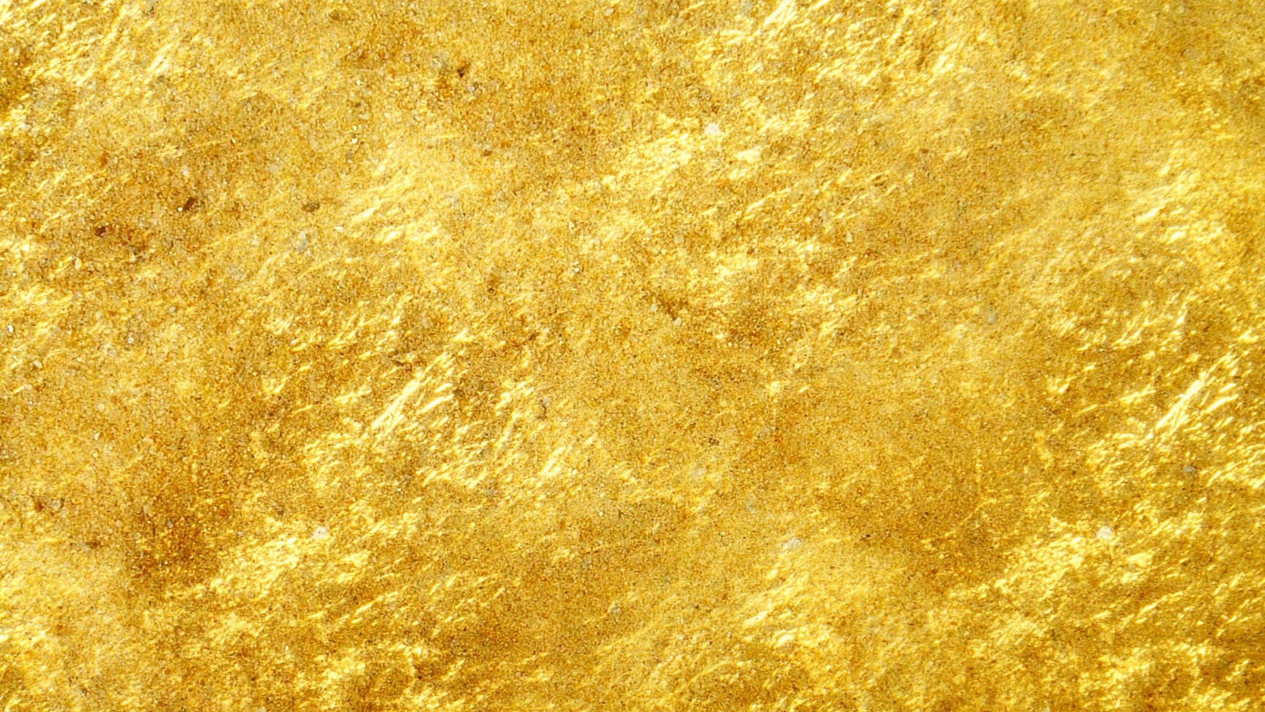 黄金, 金箔, 黄色的, 纹理, 天空 壁纸 2560x1440 允许
