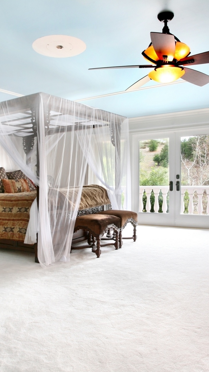 Chambre, Coucher, Lit, Ventilateur, Salon. Wallpaper in 720x1280 Resolution