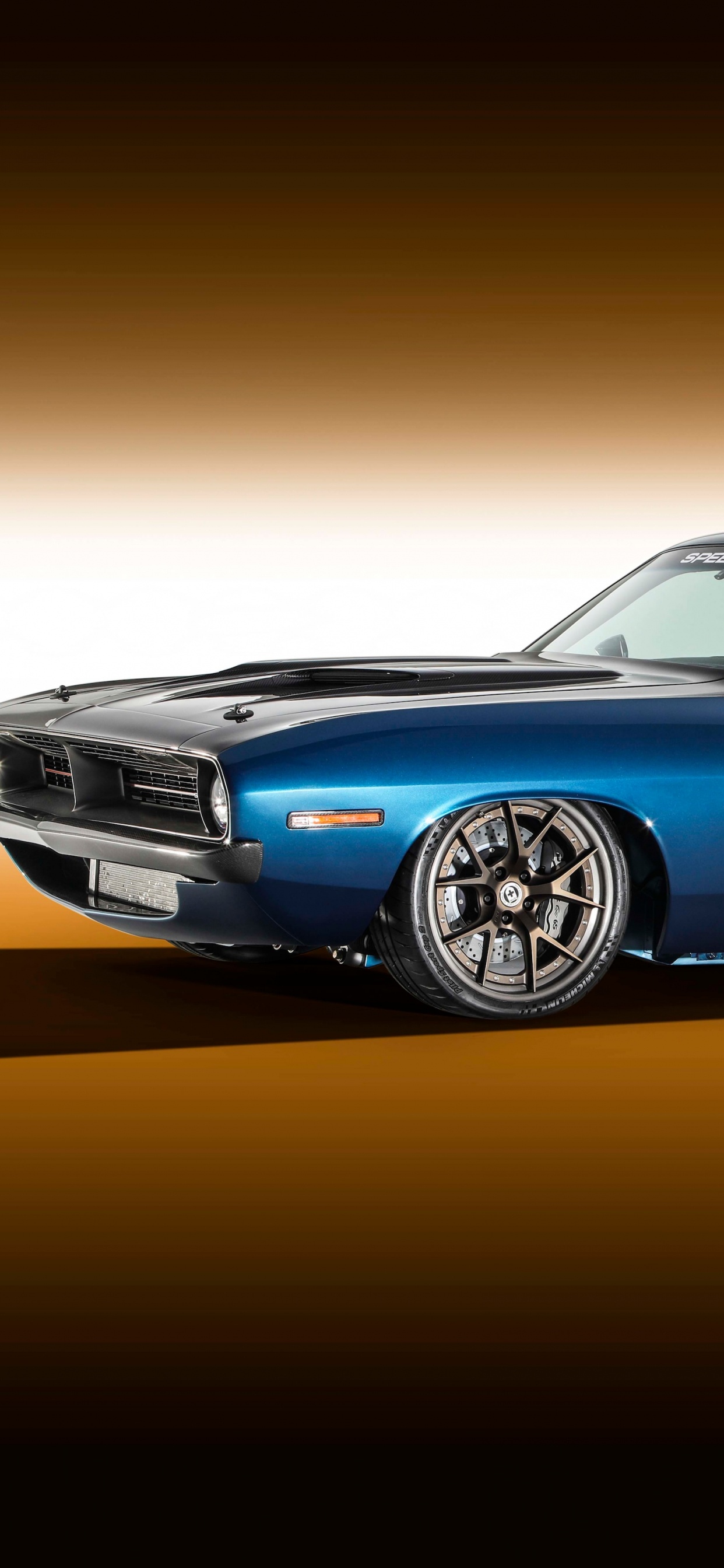 Black Mercedes Benz Coupe on Brown Field. Wallpaper in 1242x2688 Resolution