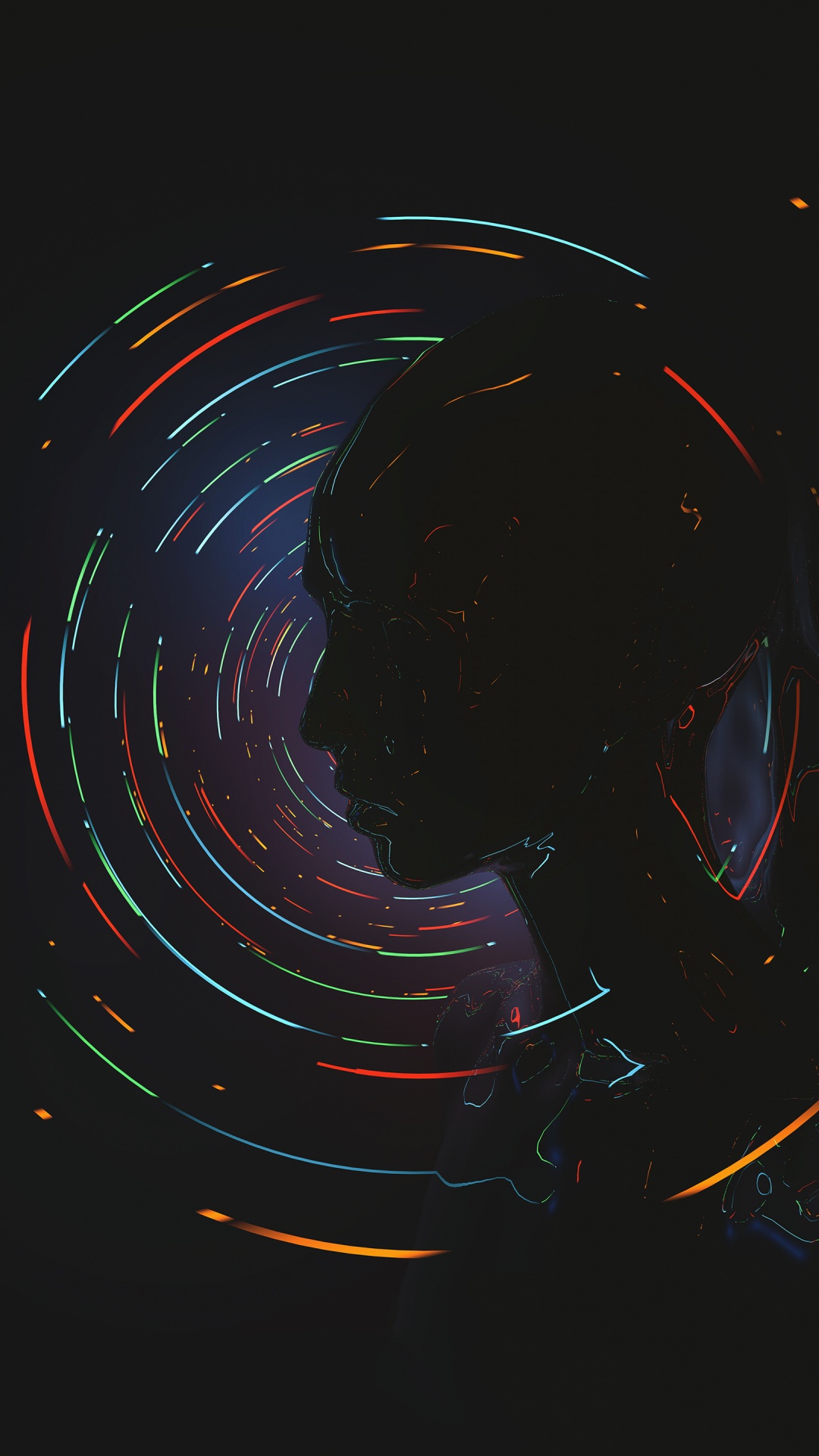 图形设计, 圆圈, 空间, 艺术, 特效 壁纸 1080x1920 允许