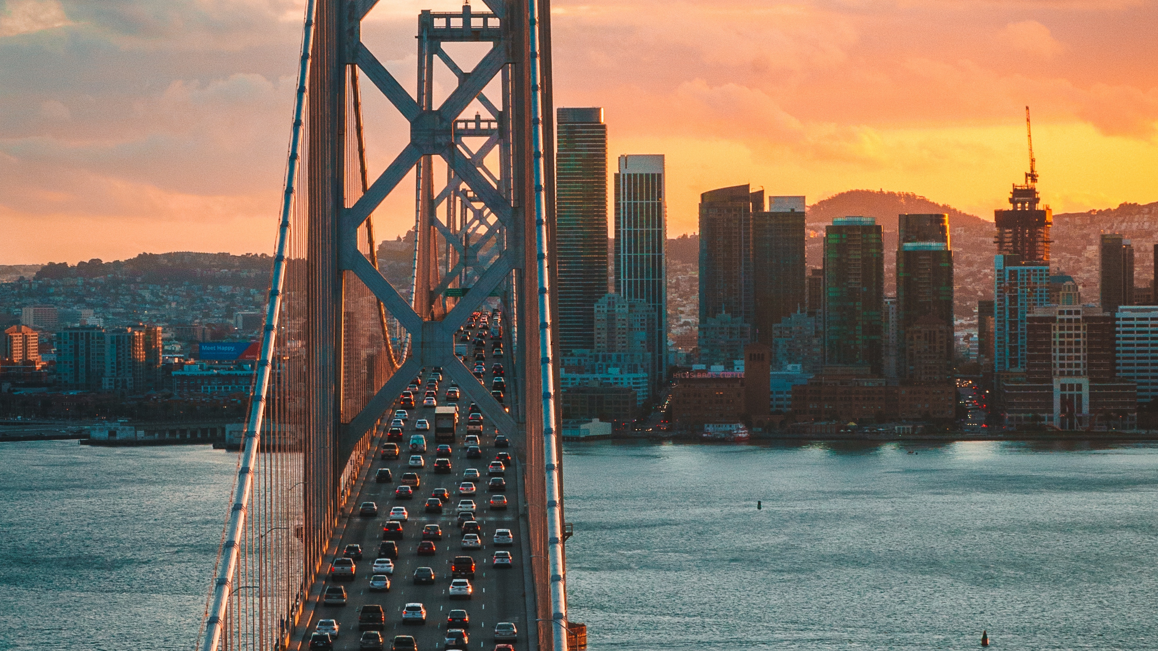 Bridge Over Water Near City Buildings During Daytime. Wallpaper in 3840x2160 Resolution