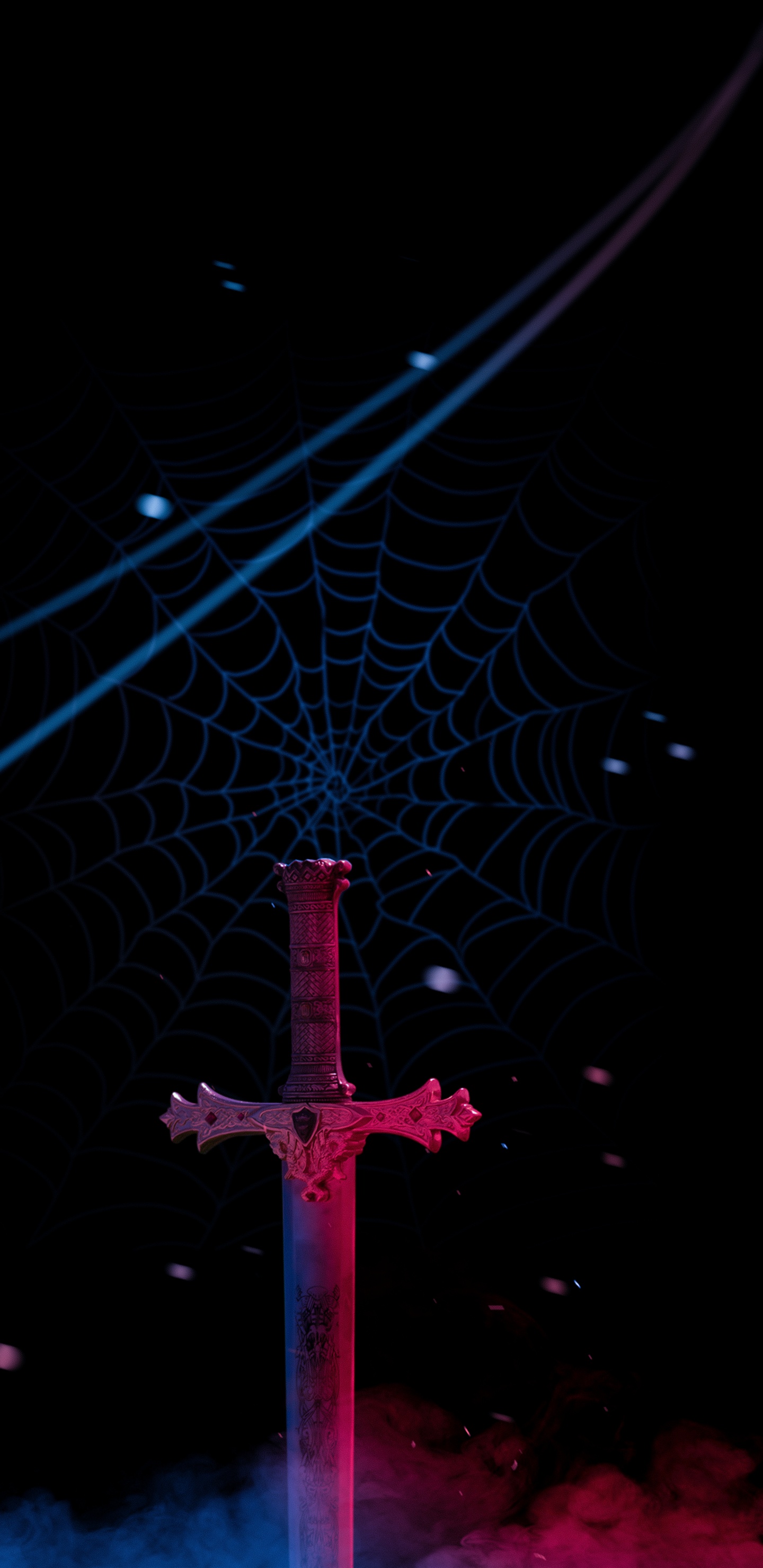 光, 电力, 科学, 紫色的, 交叉 壁纸 1440x2960 允许