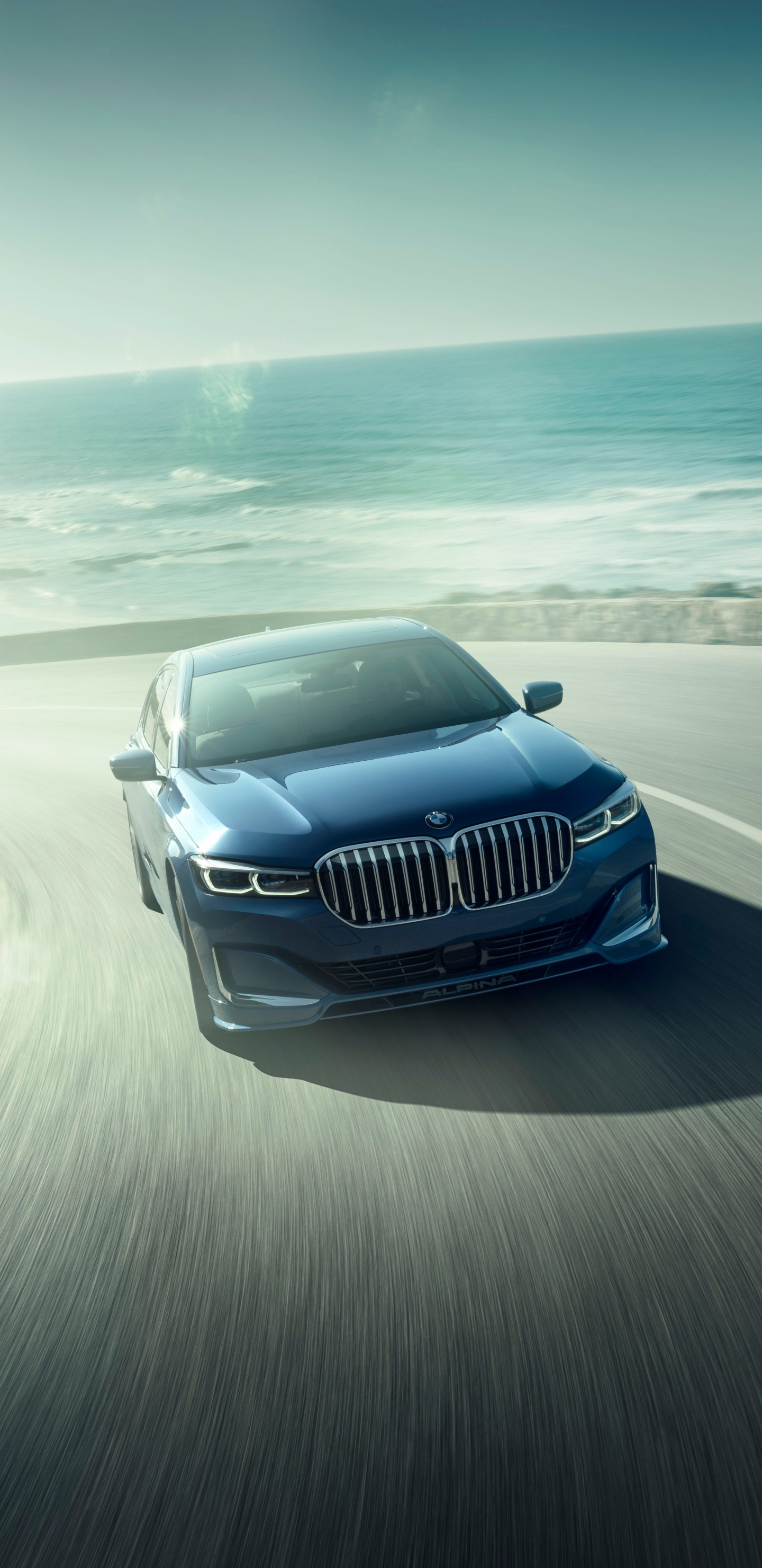 Bmw m 3 Azul en el Desierto. Wallpaper in 1440x2960 Resolution