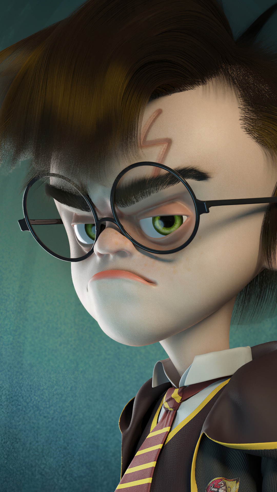 哈利*波特, 鼻子, 很酷的, 卡通, 动画片 壁纸 1080x1920 允许