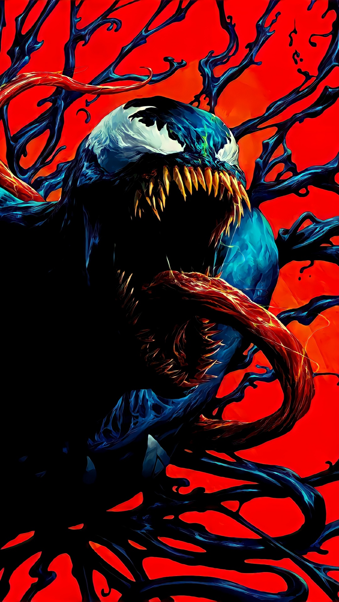 Veneno 25 Variante Rapoza, Veneno, Hulk, Eddie Brock, Marvel Comics. Wallpaper in 1080x1920 Resolution