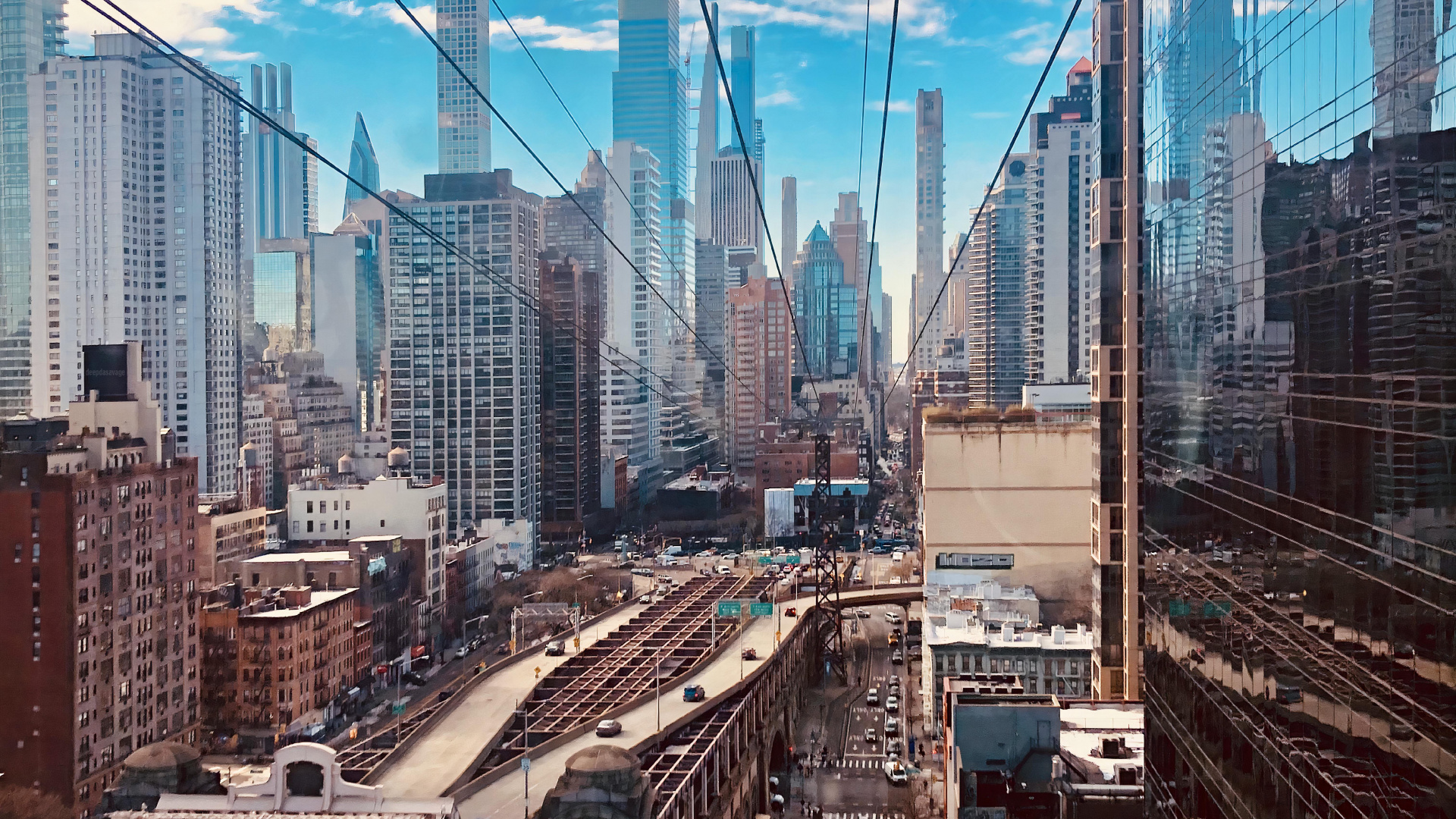 Four Freedoms, Building, Skyscraper, Cars, Tower. Wallpaper in 1920x1080 Resolution