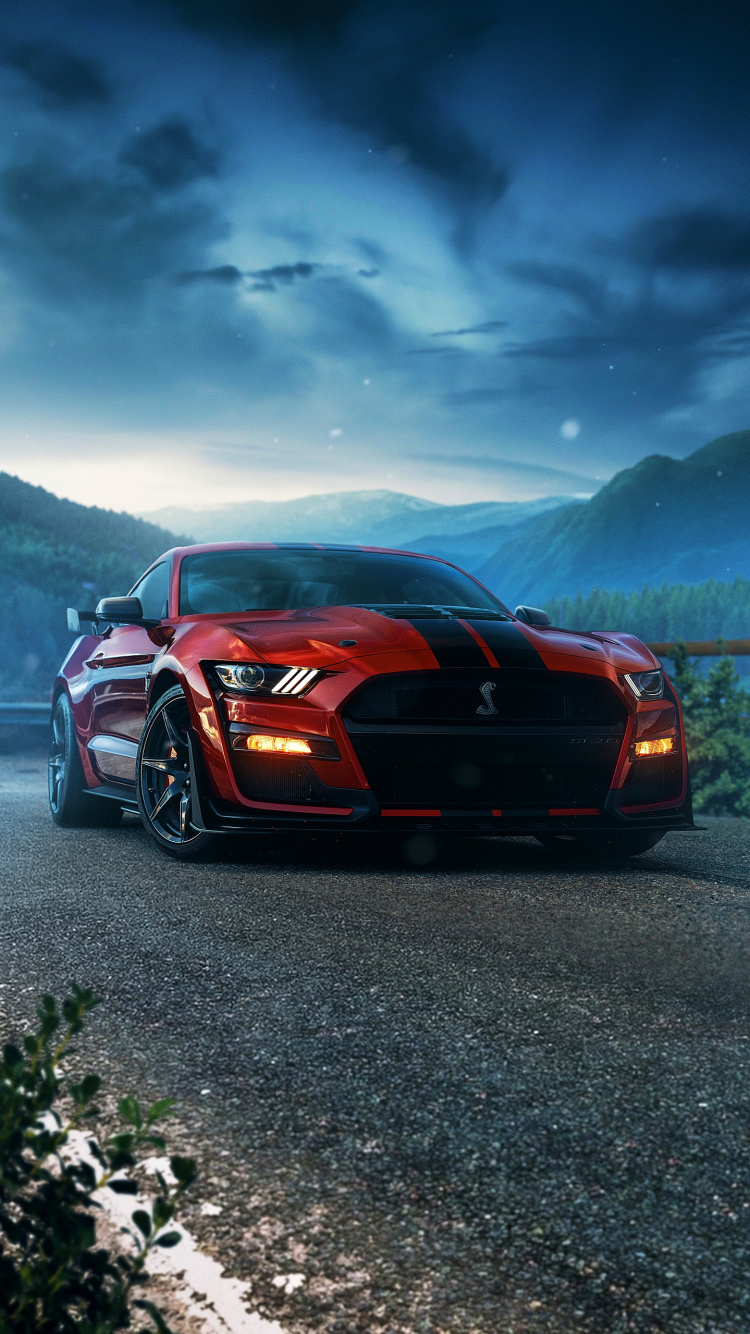 Ford, Shelby Mustang, Coche, Ford Shelby Gt500, Ford Mustang 2022. Wallpaper in 750x1334 Resolution
