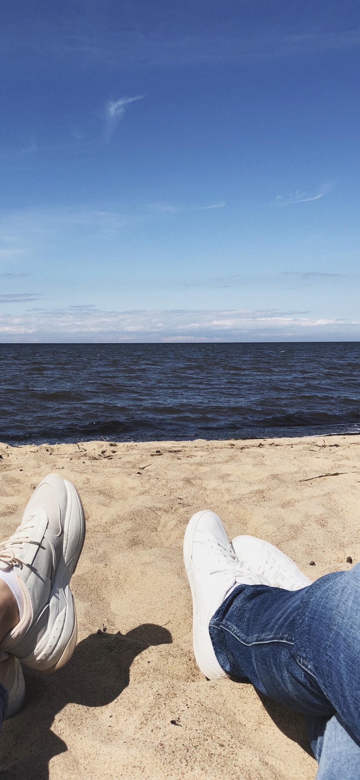 Sea, Beach, Water, Tourism, Human. Wallpaper in 1242x2688 Resolution