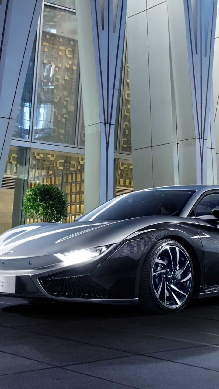 Cars, Sports Car, New York International Auto Show, Auto Shanghai, Qiantu K50. Wallpaper in 720x1280 Resolution