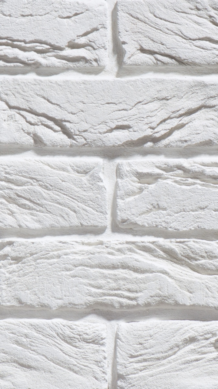 White and Gray Brick Wall. Wallpaper in 720x1280 Resolution