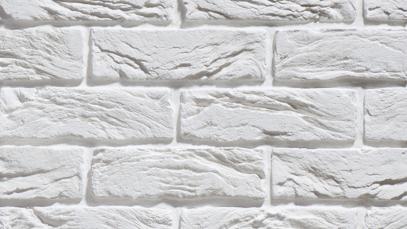 Pared de Ladrillo Blanco y Gris. Wallpaper in 1366x768 Resolution