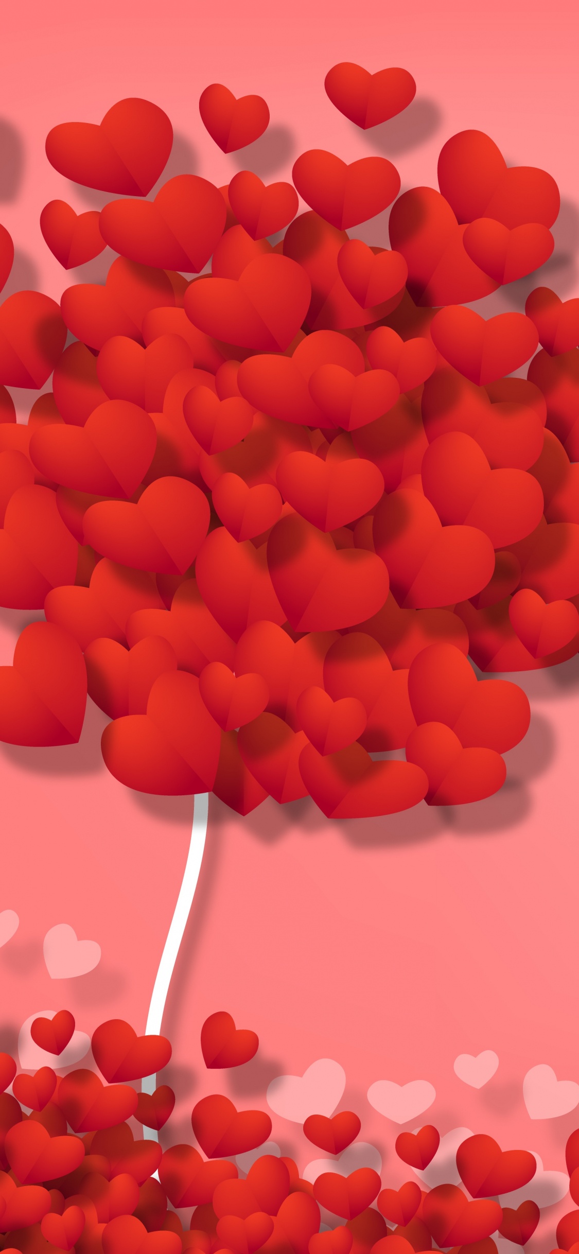 Heart, Red, Natural Foods, Plant, Rowan. Wallpaper in 1125x2436 Resolution