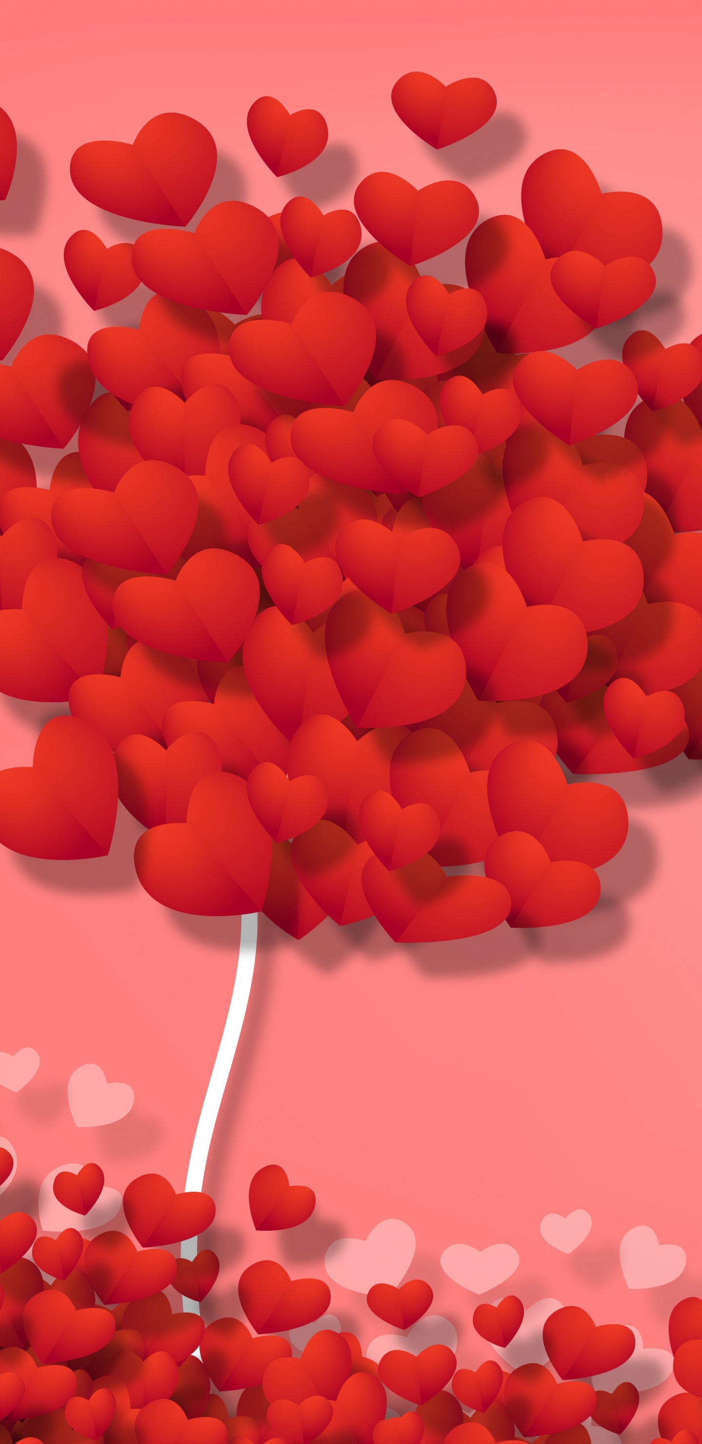 Heart, Red, Natural Foods, Plant, Rowan. Wallpaper in 1440x2960 Resolution