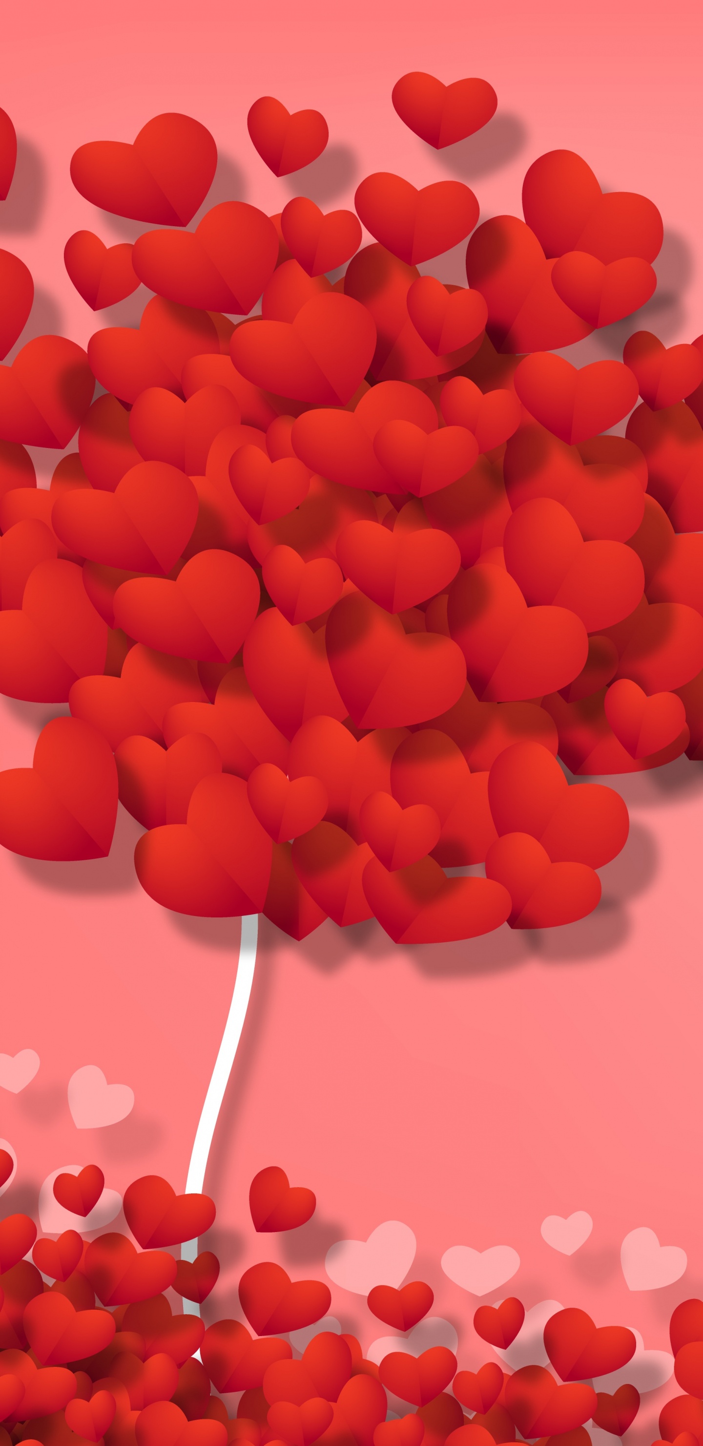 Heart, Red, Natural Foods, Plant, Rowan. Wallpaper in 1440x2960 Resolution