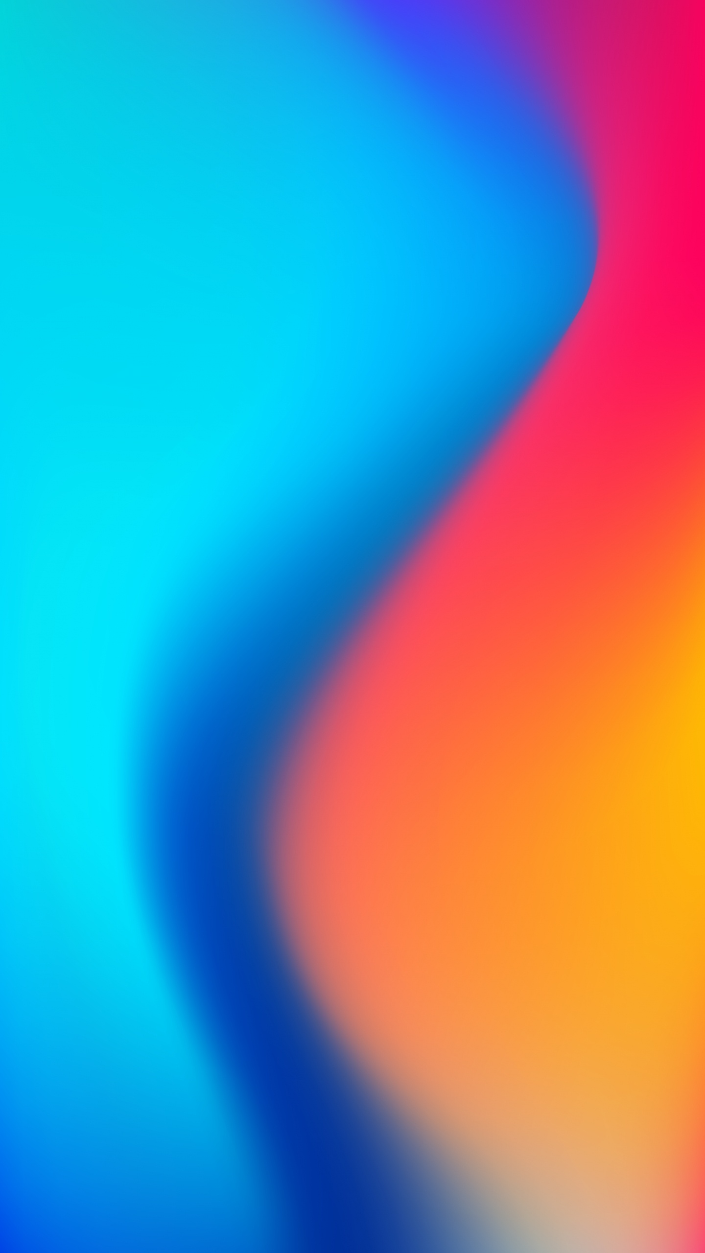 IOS, IOS 11, Apple, la Pureté de la Couleur, Blue. Wallpaper in 1440x2560 Resolution